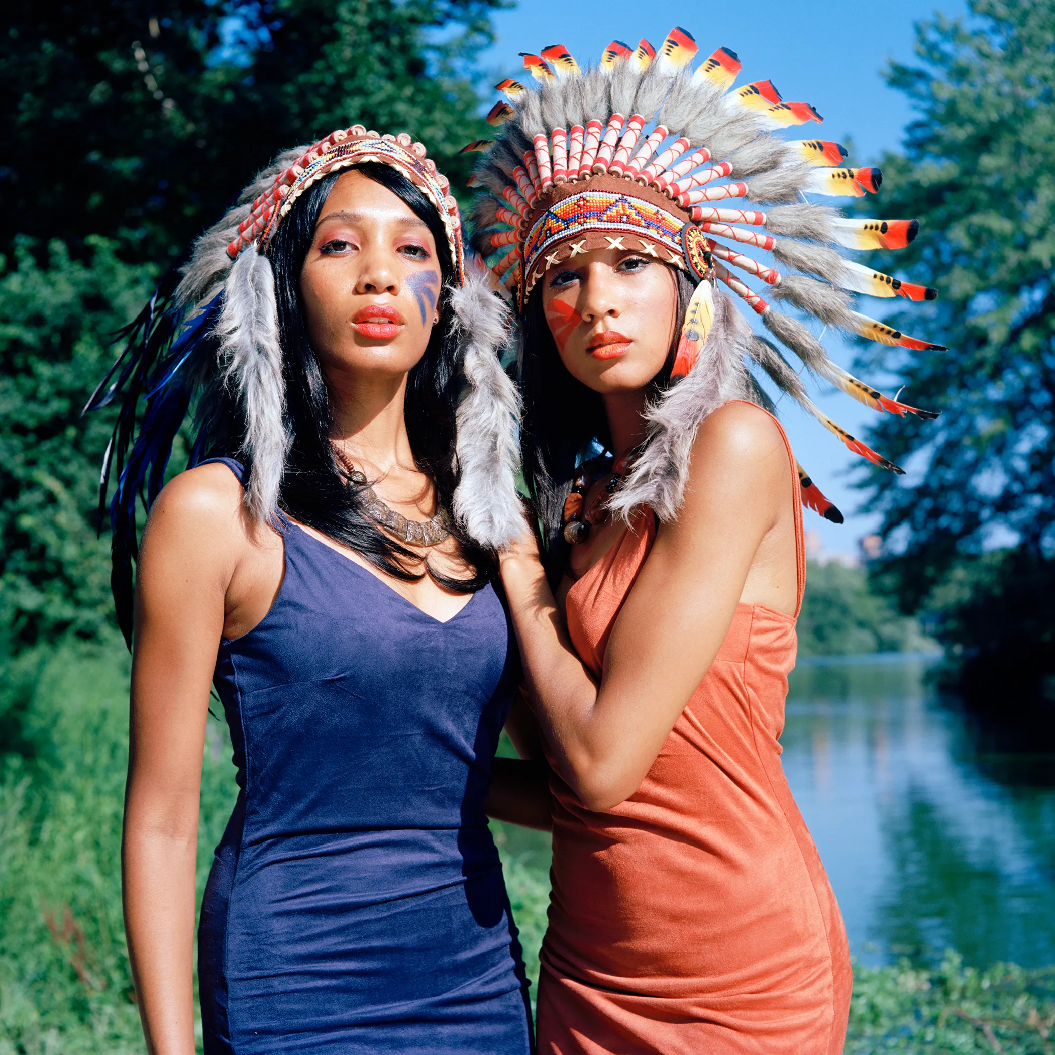 - Title: Zoni & Lowen Smith

- Artist: Justin Aversano

- Medium: Darkroom C-Print

- Original Dimensions: 16" x 20"

- Price: $1,000

- Edition: 1/1

- Additional Information: Twins are thought to bring luck to those who see them and touch them, and they are showered with gifts and money from strangers. They are regarded as bearers of happiness, good luck and riches for their parents, but also as familiars of the gods, with extraordinary powers.