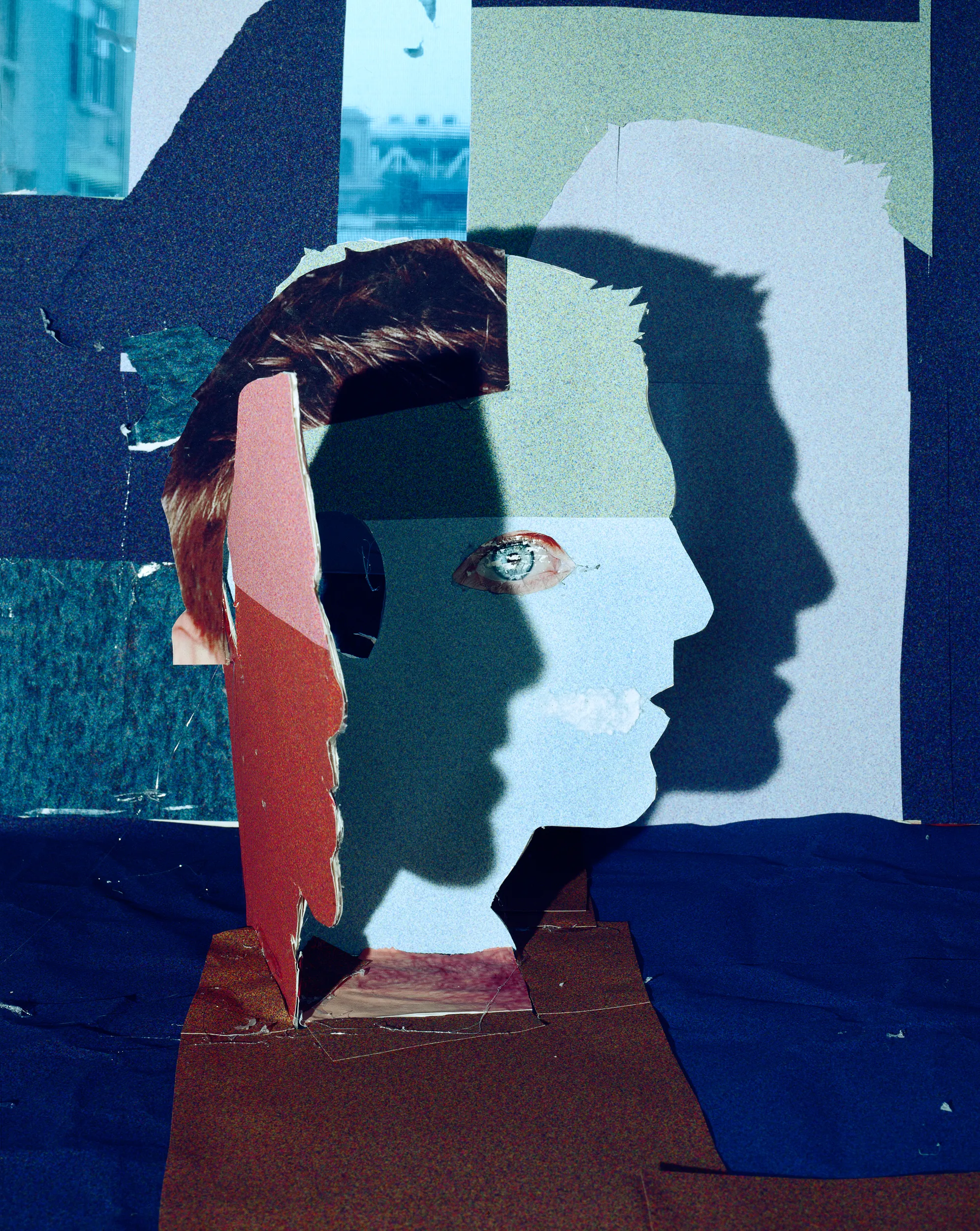 Assembly presents Portrait Studio by Daniel Gordon, a collection of portraits which span over a decade of his career, in which he photographs sculptures made with images collaged from Google image search. These assembled portraits do not depict a single person as much as they portray a collective reflection of our virtual selves. The characters blur the distinction between our lived, physical experiences and our digital, cerebral ones. As such, they articulate a new visual repertoire, one which not only celebrates the internet and appropriation, but also works to push our perception of truth to its maximum—a realm where our distinction between virtual and physical becomes full of new possibilities. As part of the blockchain, these NFT versions of Gordon’s portraits have now come full circle, navigating the shift from the beginnings of the internet to its Web 3.0 iteration.