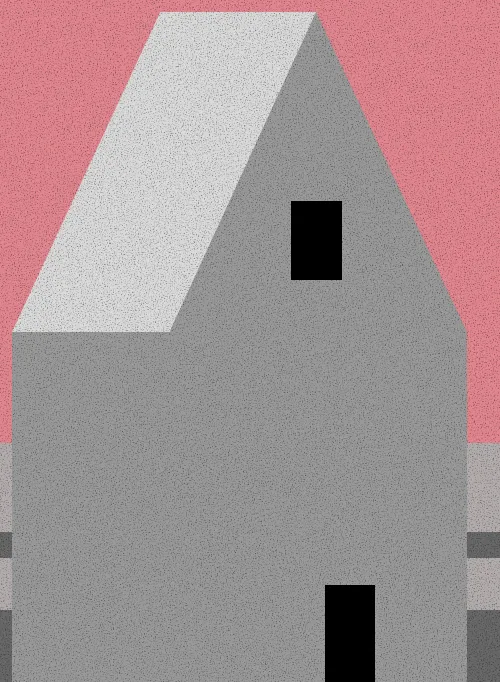 a series of quiet structures, stands alone, echoes the others, typology of stillness, geometry, repeated with difference, still your homes and mine.