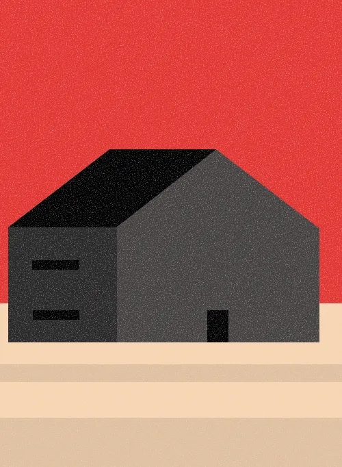 a series of quiet structures, stands alone, echoes the others, typology of stillness, geometry, repeated with difference, still your homes and mine.