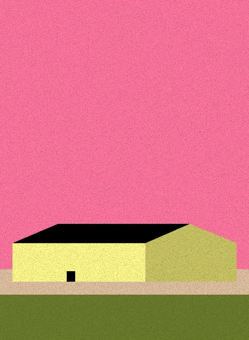 a series of quiet structures, stands alone, echoes the others, typology of stillness, geometry, repeated with difference, still your homes and mine.