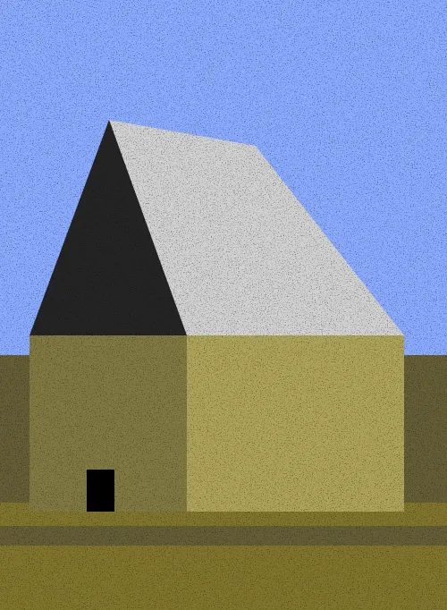 a series of quiet structures, stands alone, echoes the others, typology of stillness, geometry, repeated with difference, still your homes and mine.