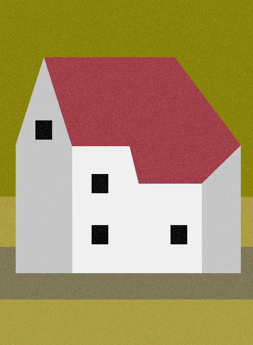 a series of quiet structures, stands alone, echoes the others, typology of stillness, geometry, repeated with difference, still your homes and mine.
