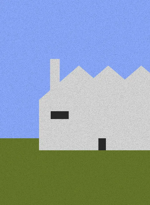 a series of quiet structures, stands alone, echoes the others, typology of stillness, geometry, repeated with difference, still your homes and mine.