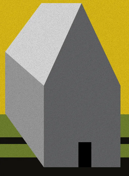 a series of quiet structures, stands alone, echoes the others, typology of stillness, geometry, repeated with difference, still your homes and mine.