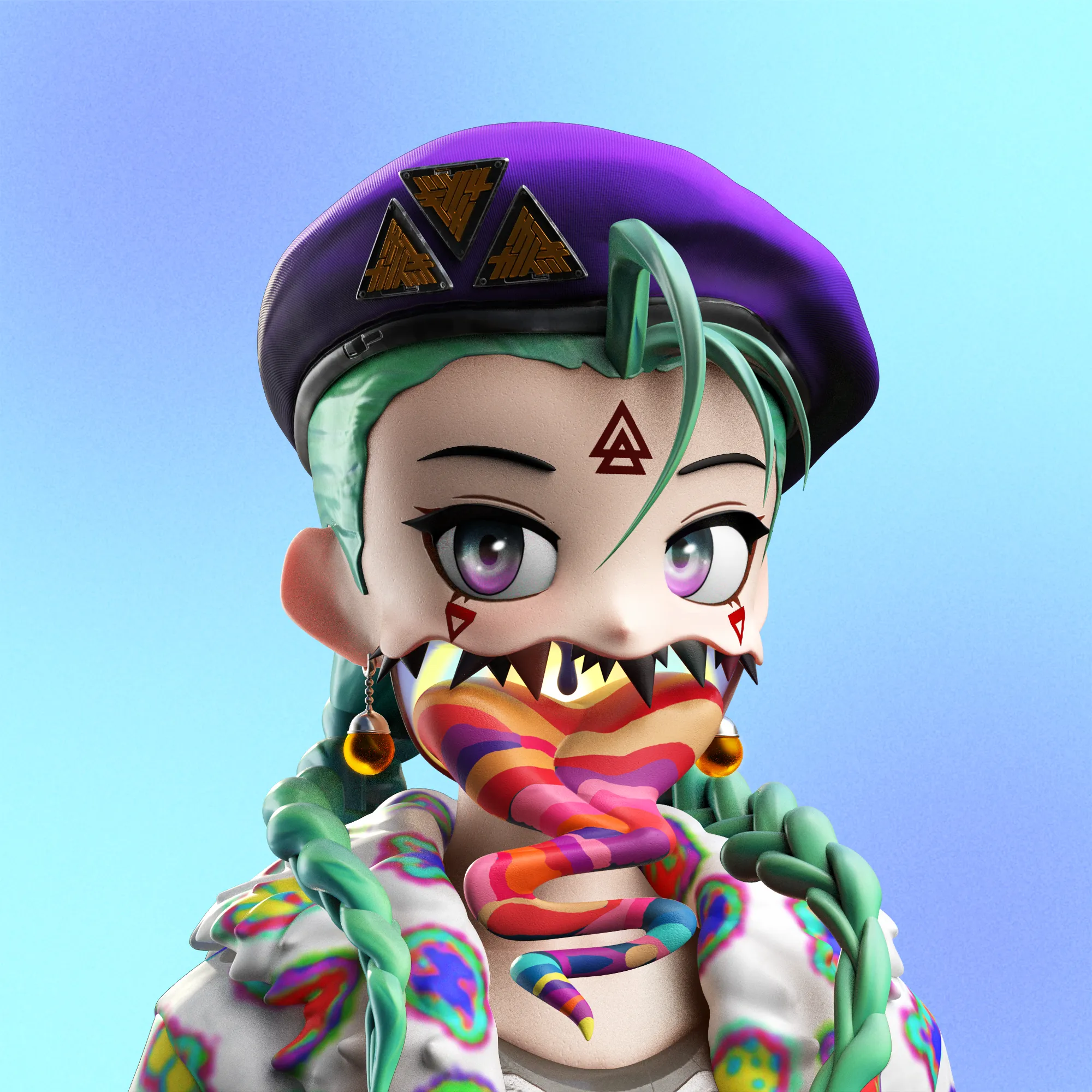 🧬 CLONE X 🧬

20,000 next-gen Avatars, by RTFKT and Takashi Murakami 🌸

If you own a clone with even one Murakami trait please read the terms regarding third-party content here: https://rtfkt.com/legal-2B.

You are not entitled to a commercial license if you own an avatar with any traits created by Murakami.