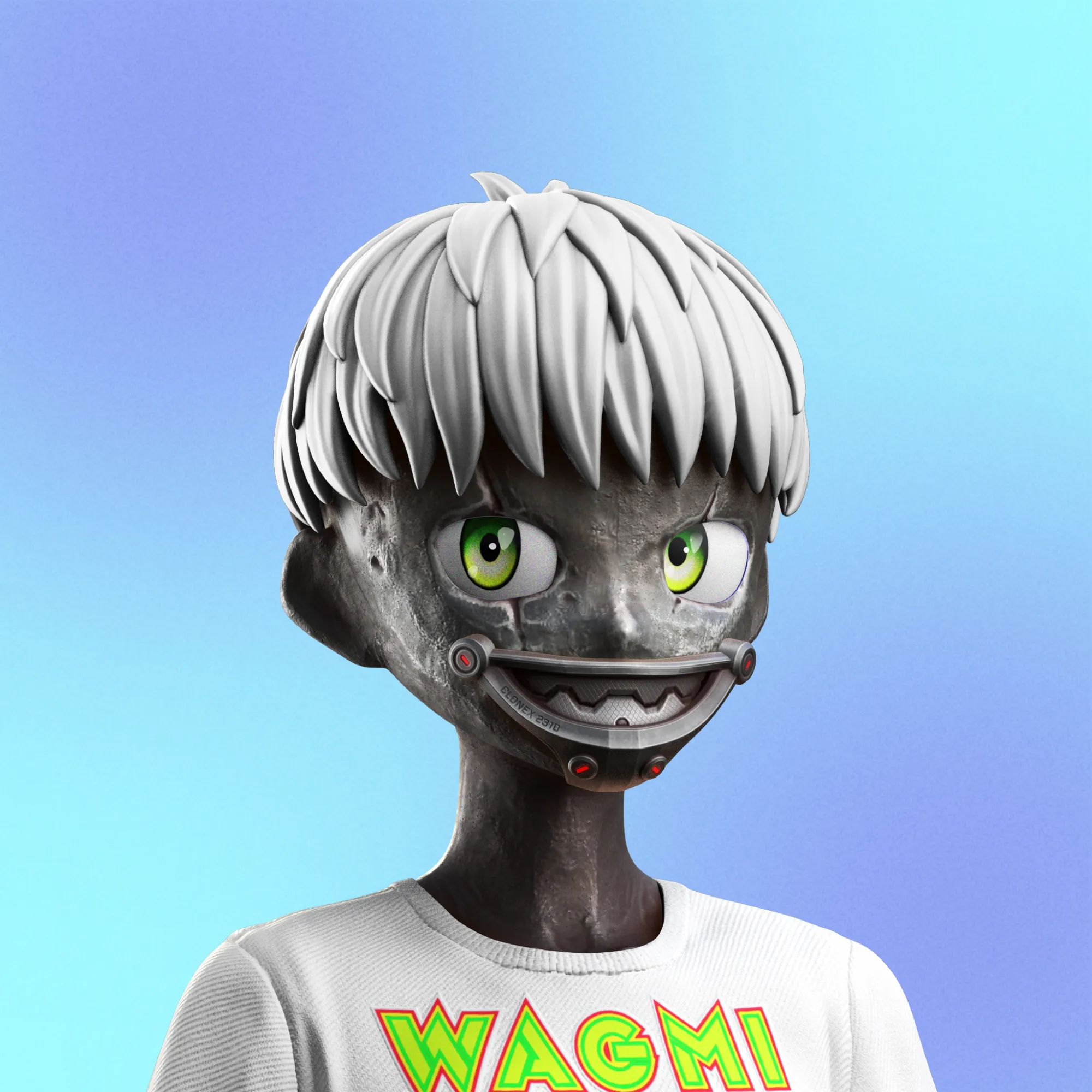 🧬 CLONE X 🧬

20,000 next-gen Avatars, by RTFKT and Takashi Murakami 🌸

If you own a clone without any Murakami trait please read the terms regarding RTFKT - Owned Content here: https://rtfkt.com/legal-2A

You are also entitled to a commercial license, please read the terms to that here: https://rtfkt.com/legal-2C