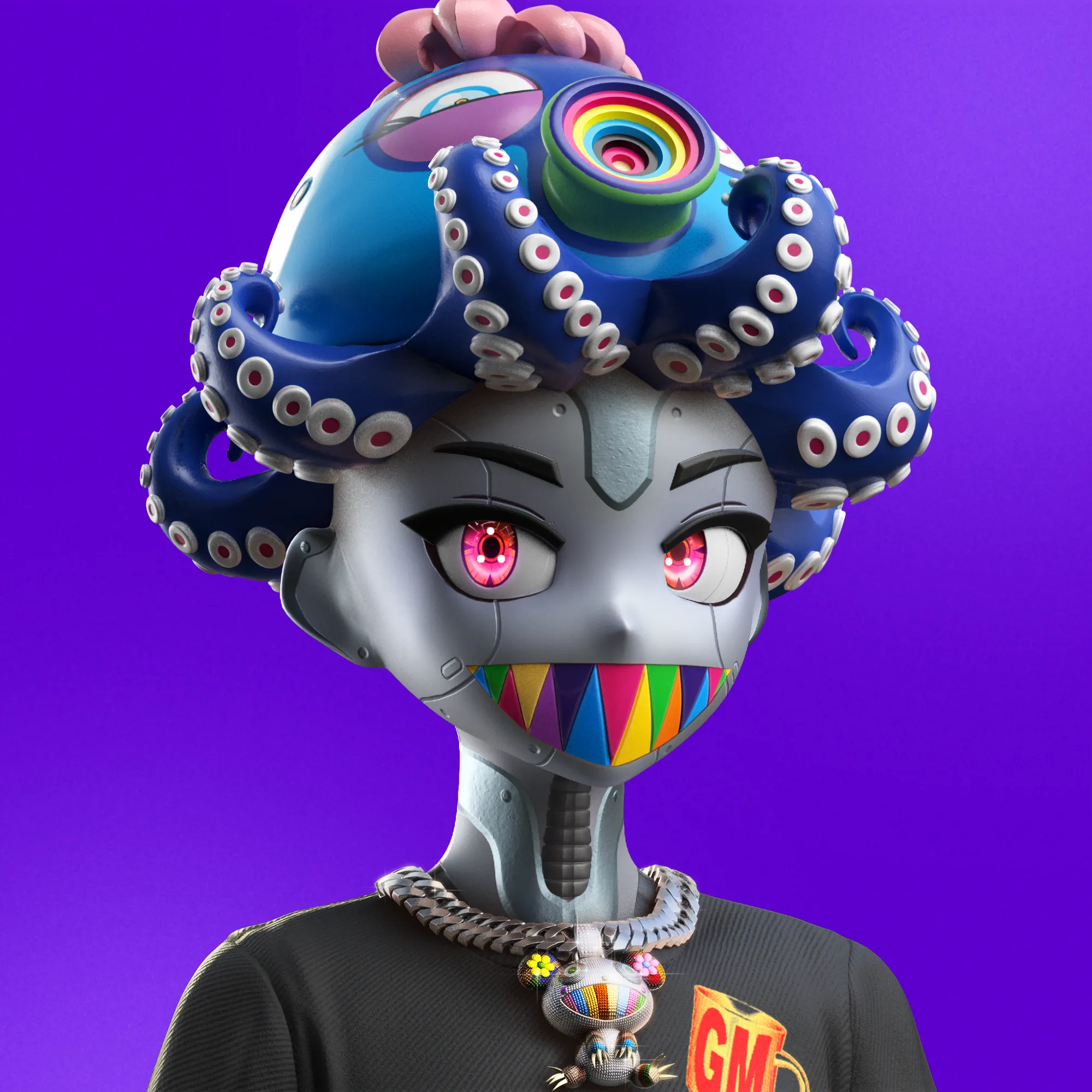 🧬 CLONE X 🧬

20,000 next-gen Avatars, by RTFKT and Takashi Murakami 🌸

If you own a clone with even one Murakami trait please read the terms regarding third-party content here: https://rtfkt.com/legal-2B.

You are not entitled to a commercial license if you own an avatar with any traits created by Murakami.