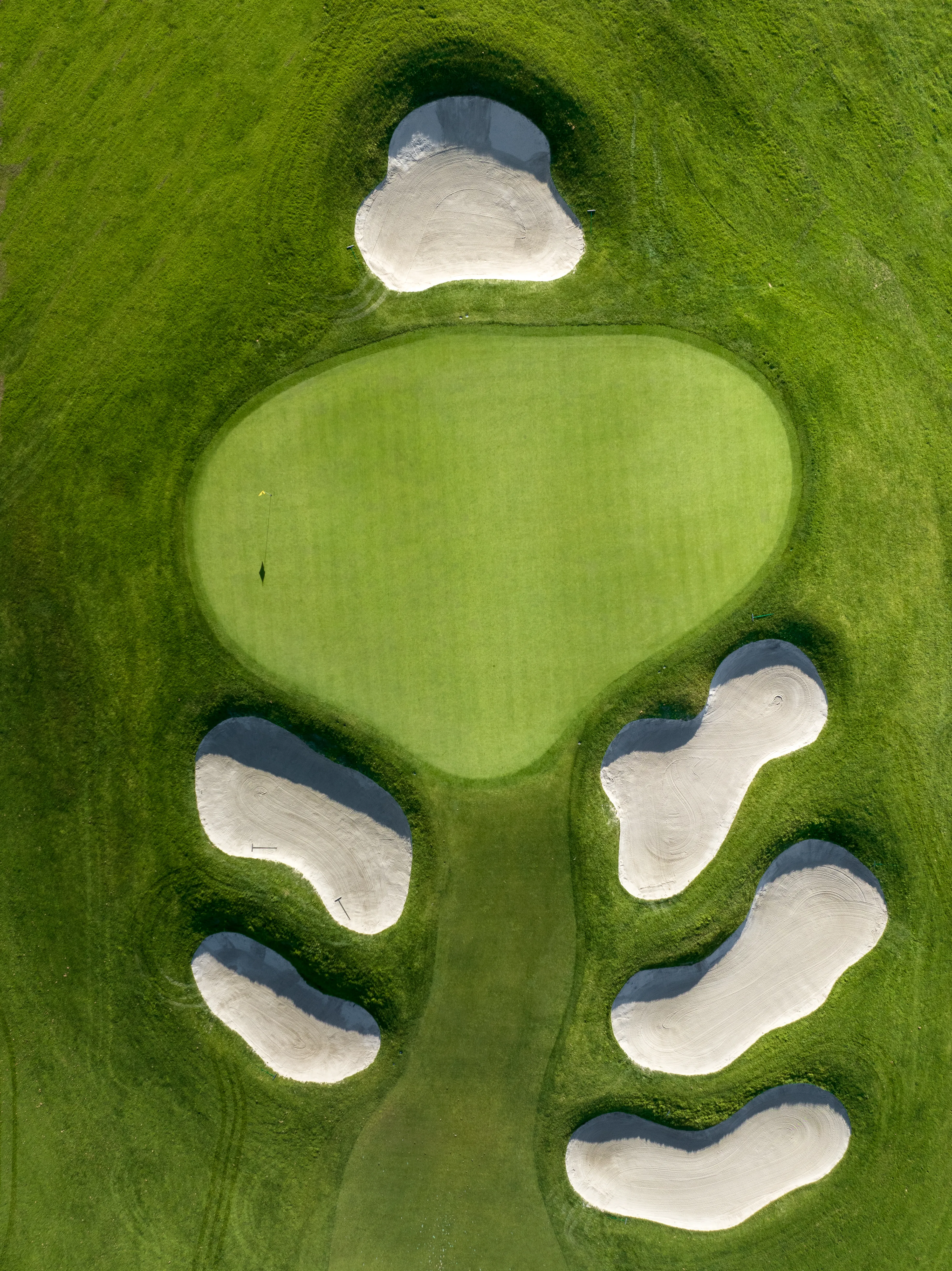 “The Green” is the 9th piece in the Olympian Season 2 Series - a follow up to the Olympian Series, my first work minted on SuperRare.  

An appreciation of the shapes, colors and patterns that exist on a Golf Course, but with a non conventional finish to them!  

As part of the Olympian Season 2 Series “The Green” is a study of the aerial view of the sports we hold so dear, and mean so much to us!