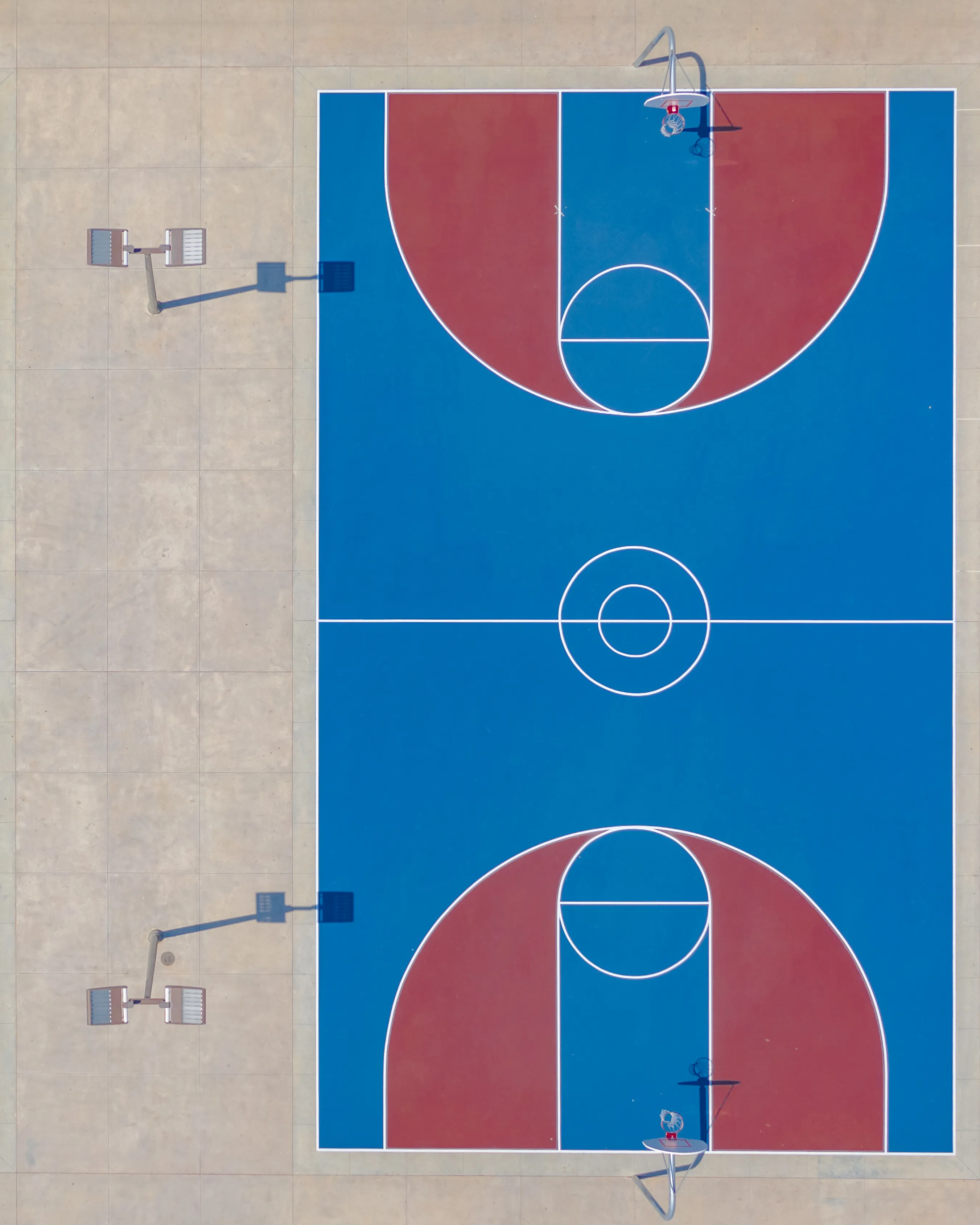 'NBA Jam' is the first piece in the Olympian Season 2 Series - a follow up to the Olympian Series, my first work minted on SuperRare.  

An appreciation of the shapes, colors and patterns that exist on a basketball court, but with a non conventional finish to them!  

As part of the Olympian Season 2 Series 'NBA Jam' is a study of the aerial view of the sports we hold so dear, and mean so much to us! This NFT includes a signed edition (1/9) 24 x 30 museum grade fine art paper print - will ship worldwide.