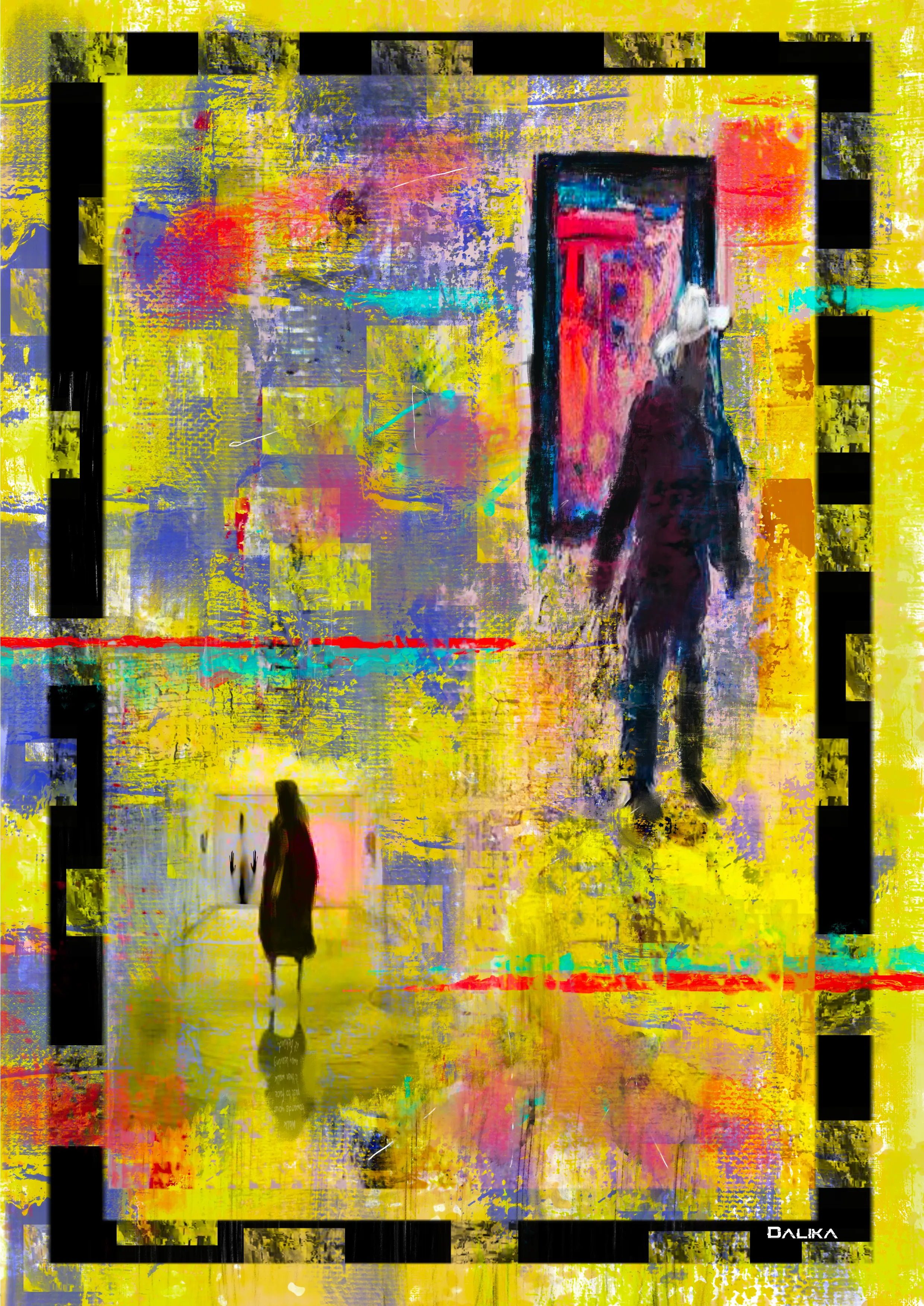 Walk towards your past to face it then walk away leaving it behind.