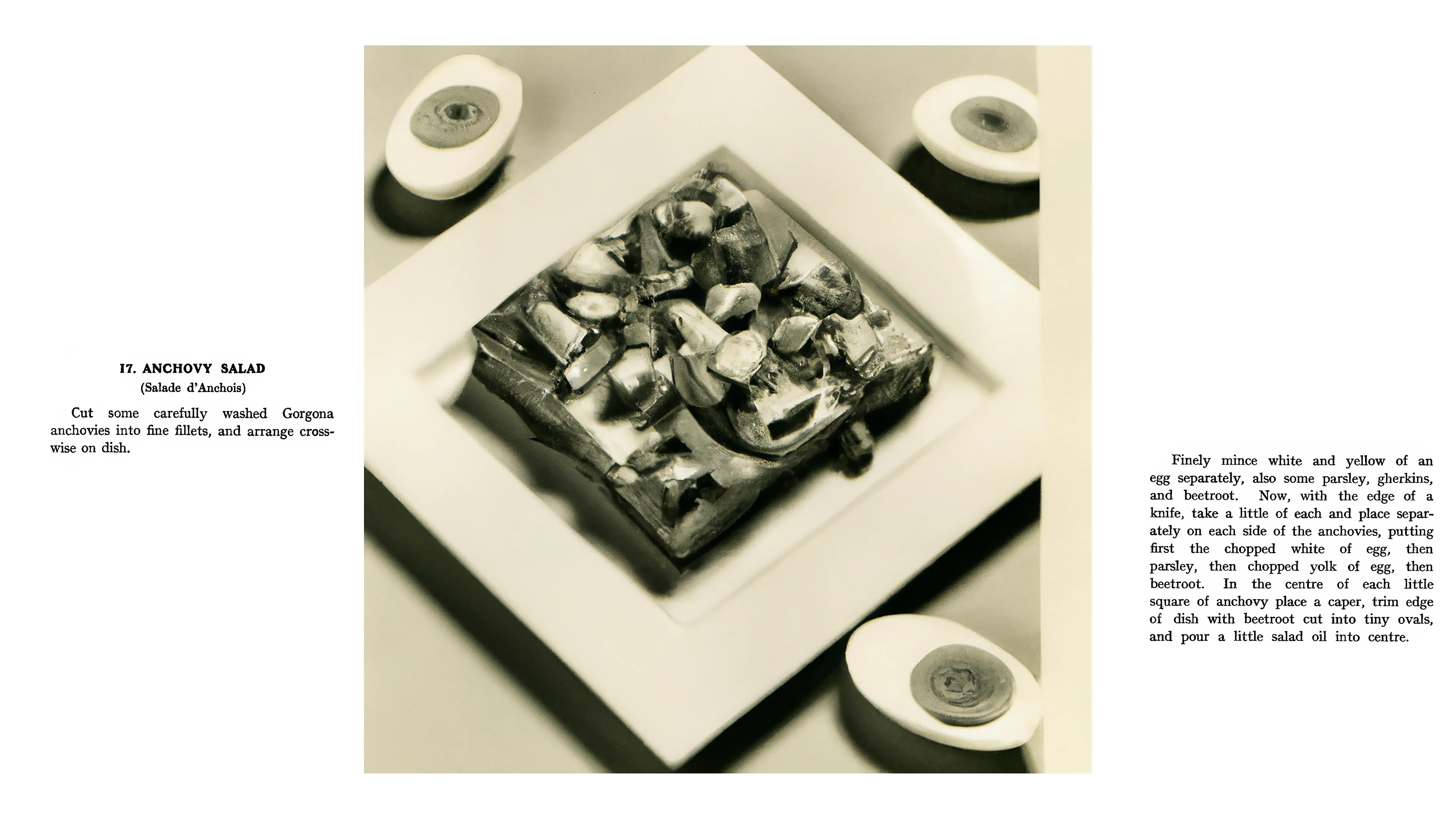 Bon Appétit is a derivative NFT collection 

"Easy French Cookery” by Auguste Mario was published in 1910  
Illustrations by Anna Condo & DALL-E, 2022