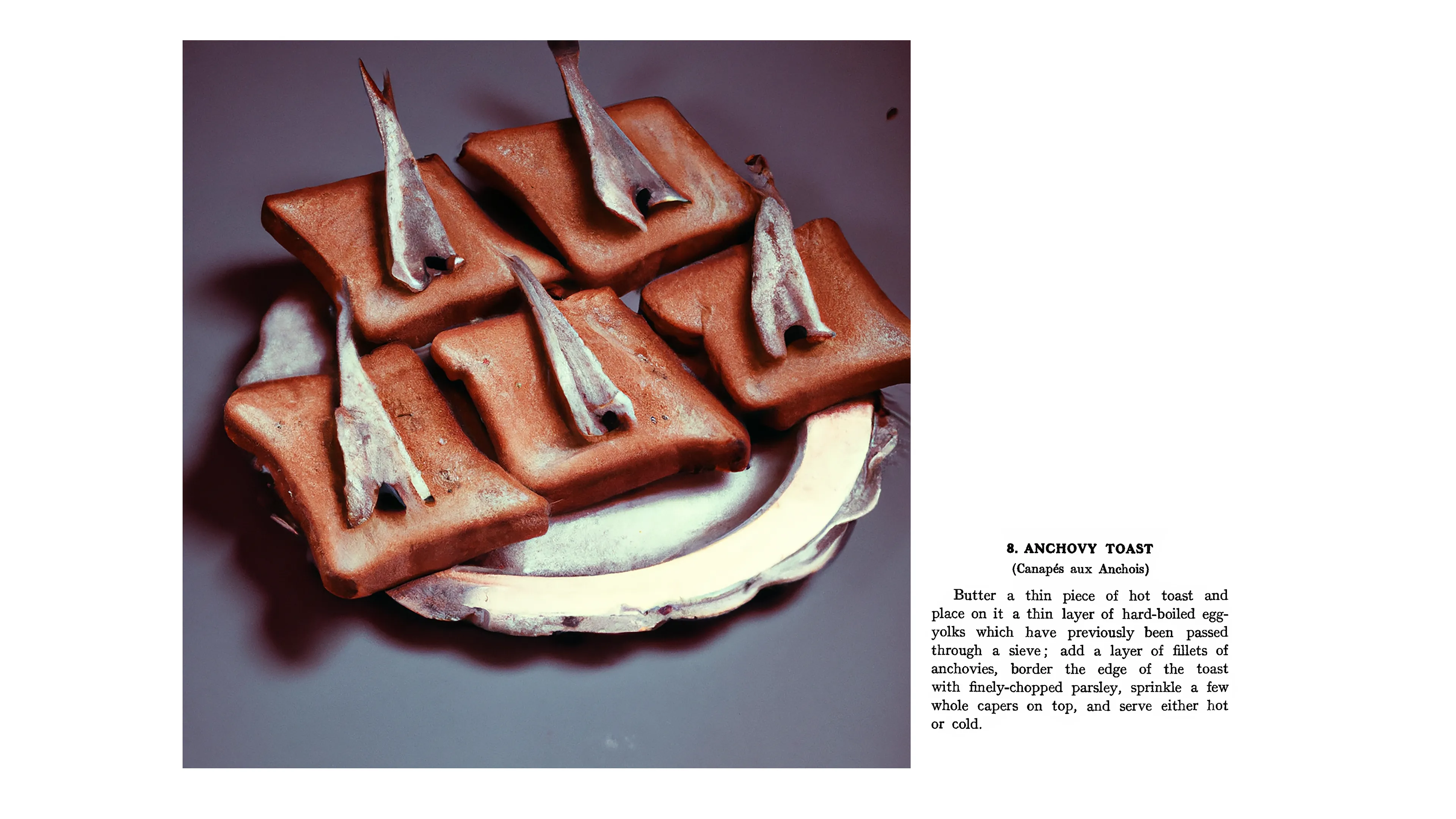 Bon Appétit is a derivative NFT collection 

"Easy French Cookery” by Auguste Mario was published in 1910  
Illustrations by Anna Condo & DALL-E, 2022