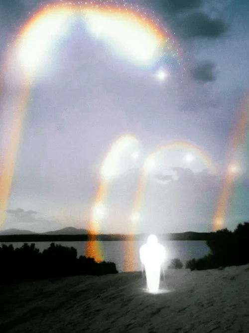 You were never really there

~

Celestial Portals is a visual journey through the spiritual space that exists within us, around us, and beyond us, as we move through one world and into another. 

--

AI assisted imagery
1534 x 2048