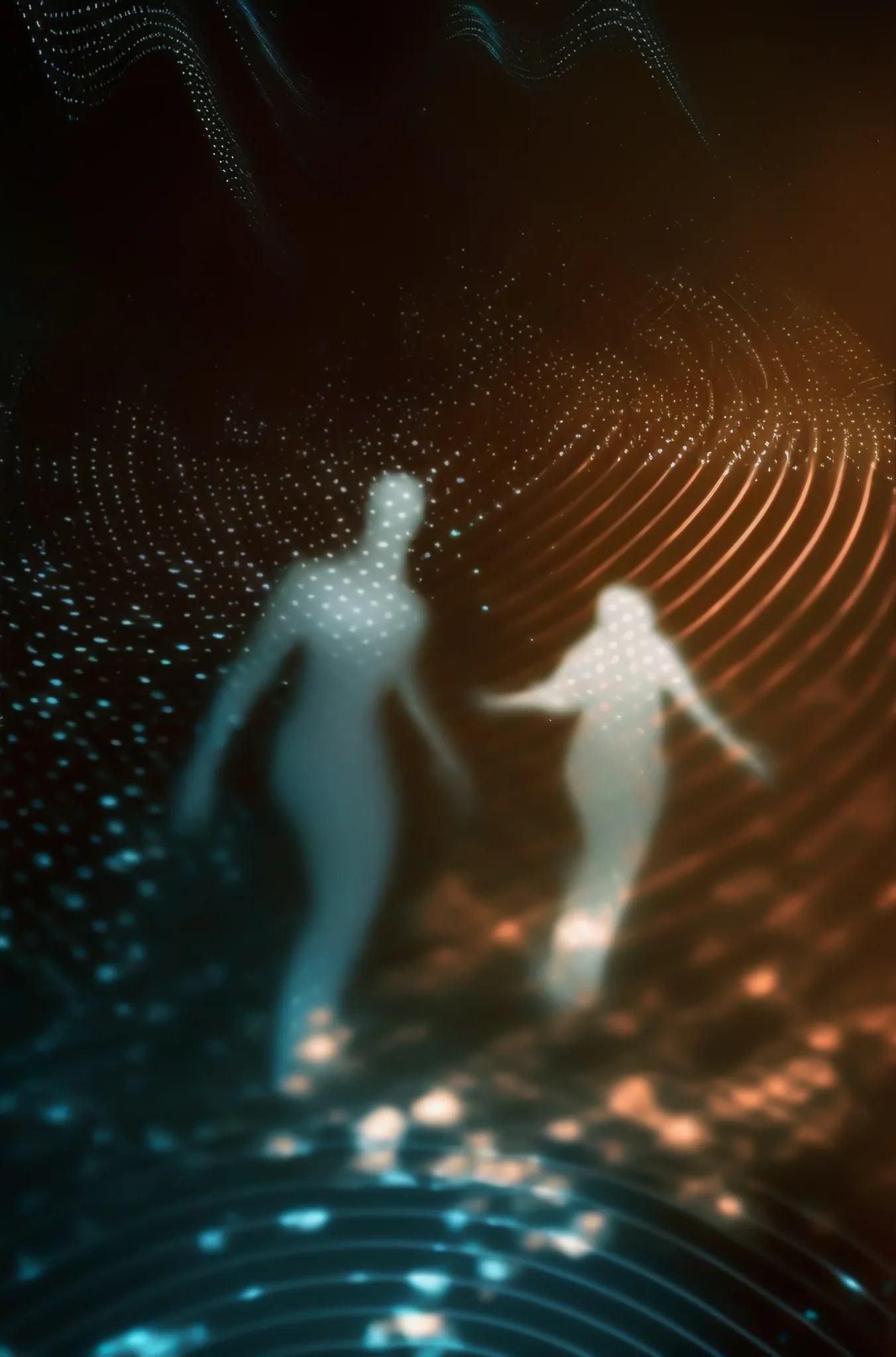 There is always someone with you

~

Celestial Portals is a visual journey through the spiritual space that exists within us, around us, and beyond us, as we move through one world and into another. 

--

AI assisted imagery
1352 x 2048