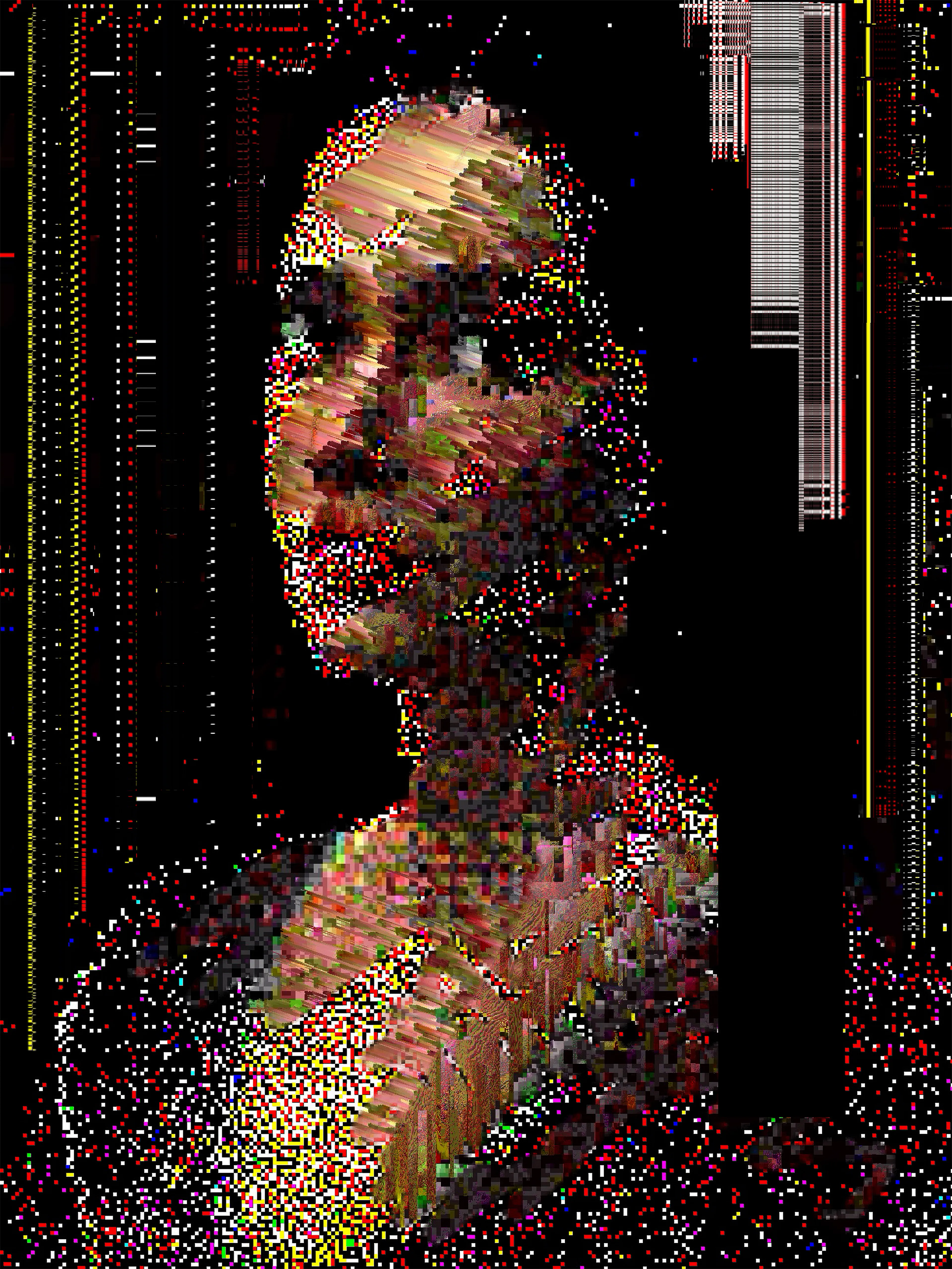 1/1

AI; multiple glitching methods; collage

6000 x 7997 pixels, 300 pixels per inch, 20 MB, jpeg, 2025
