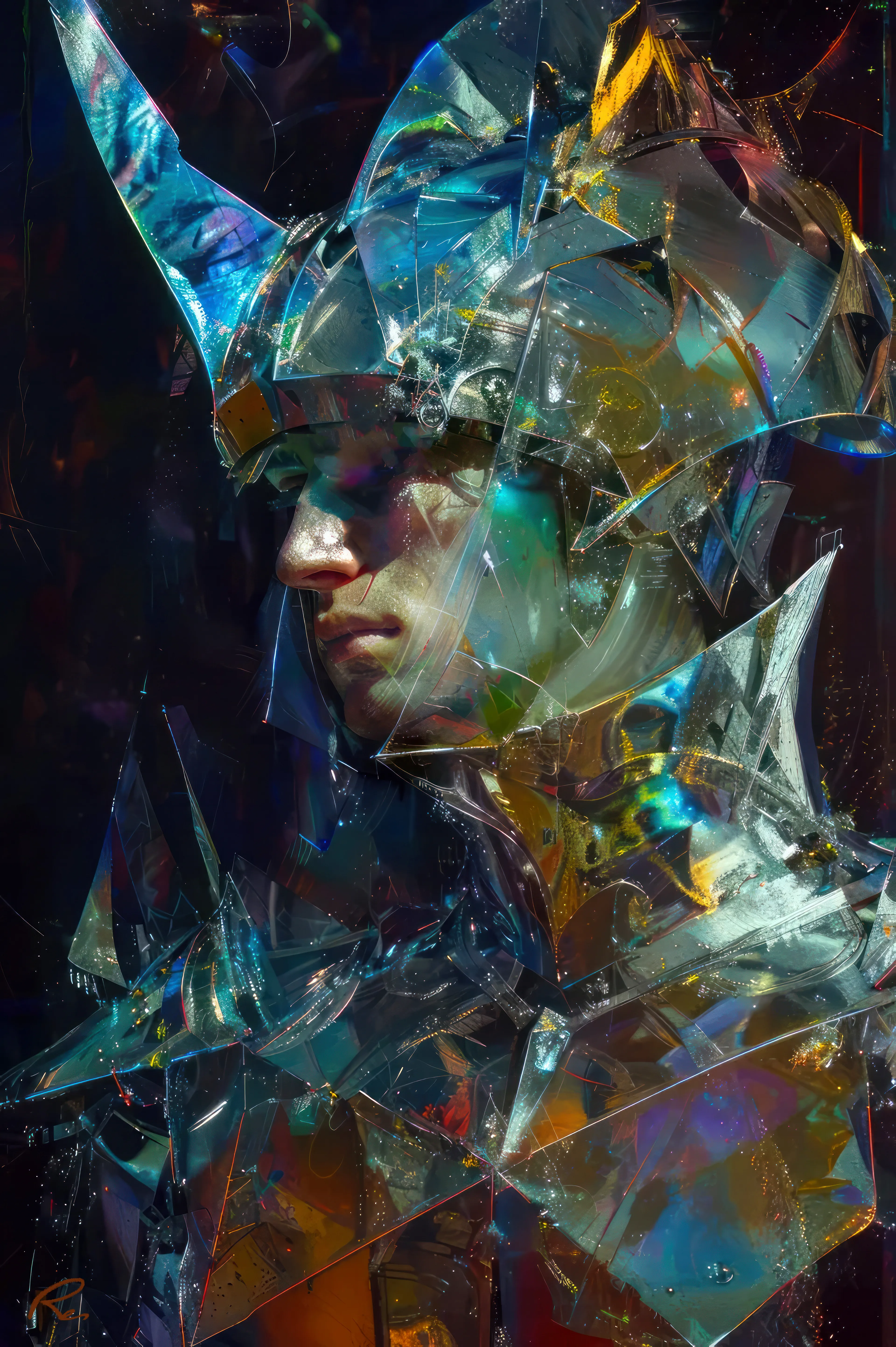 Aluminum Screen is the liminal canvas from which we can create out own world and dreams.
It reflects our soul and even if we can guide it, it will show an image we are not prepared for.