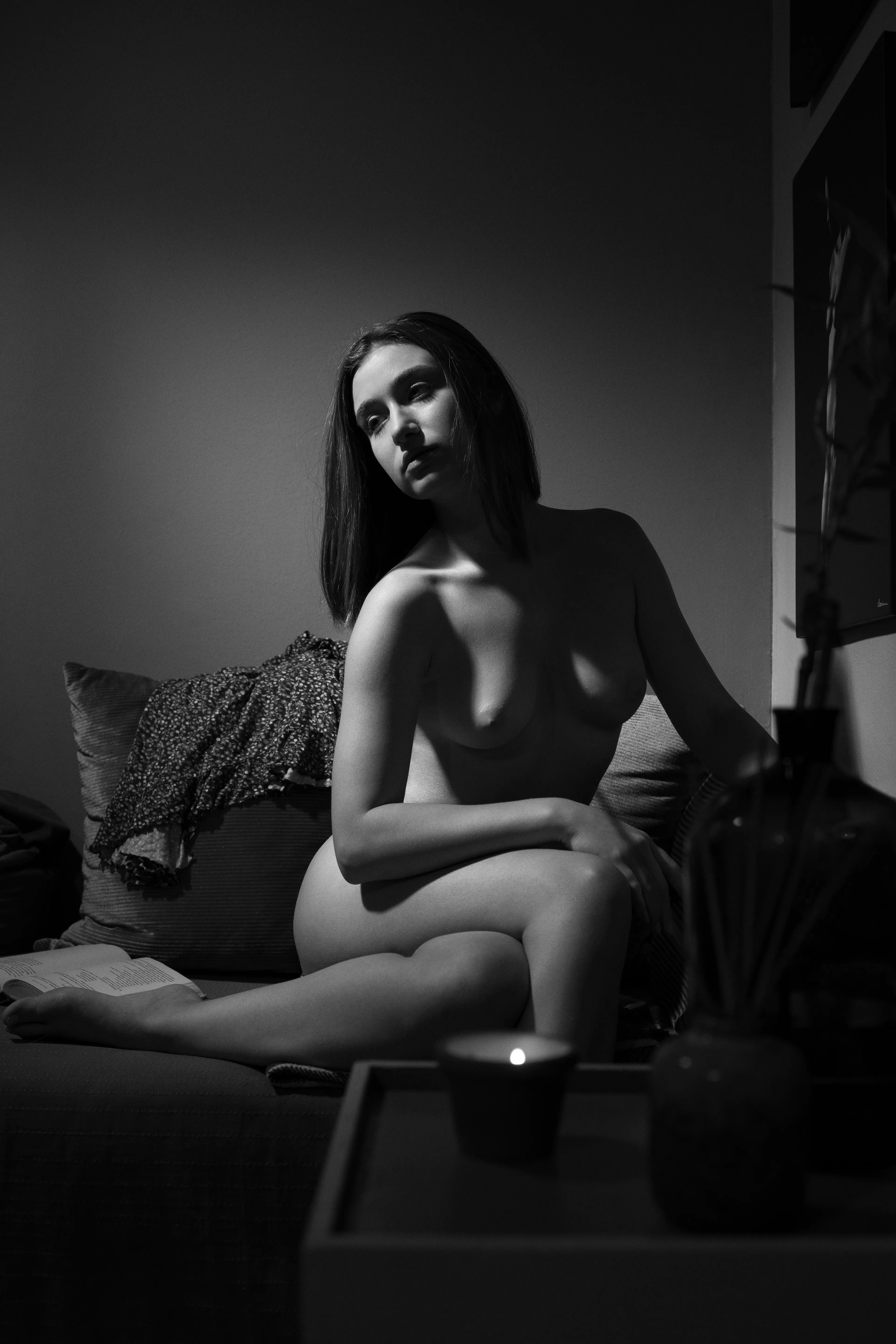 Bnw indoor nude art photogaphy
