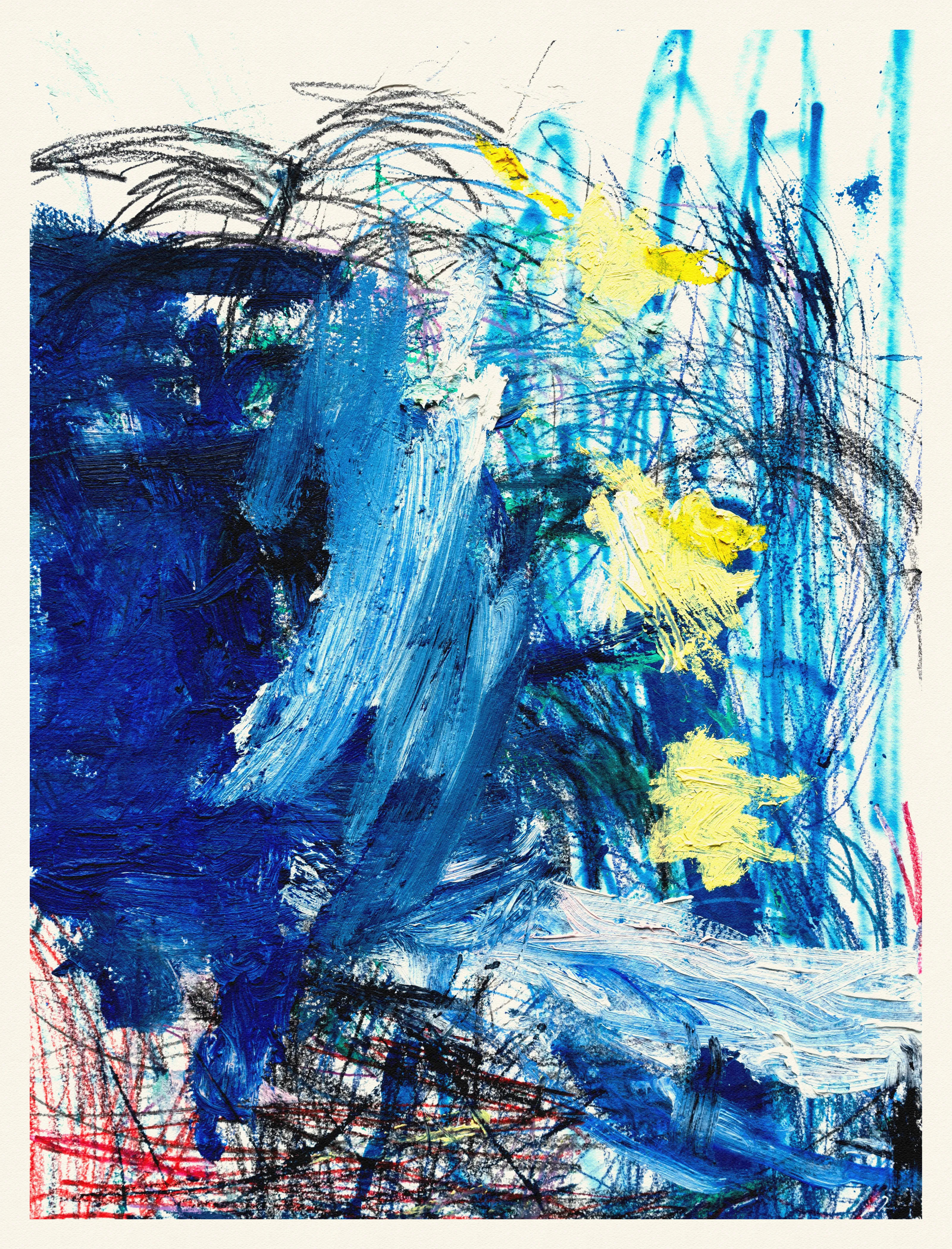 digitally processed image of an original artwork by tony wallstrøm.  
oil and acrylic ink on arches 300gsm paper.  
31 x 41 cm  
2023