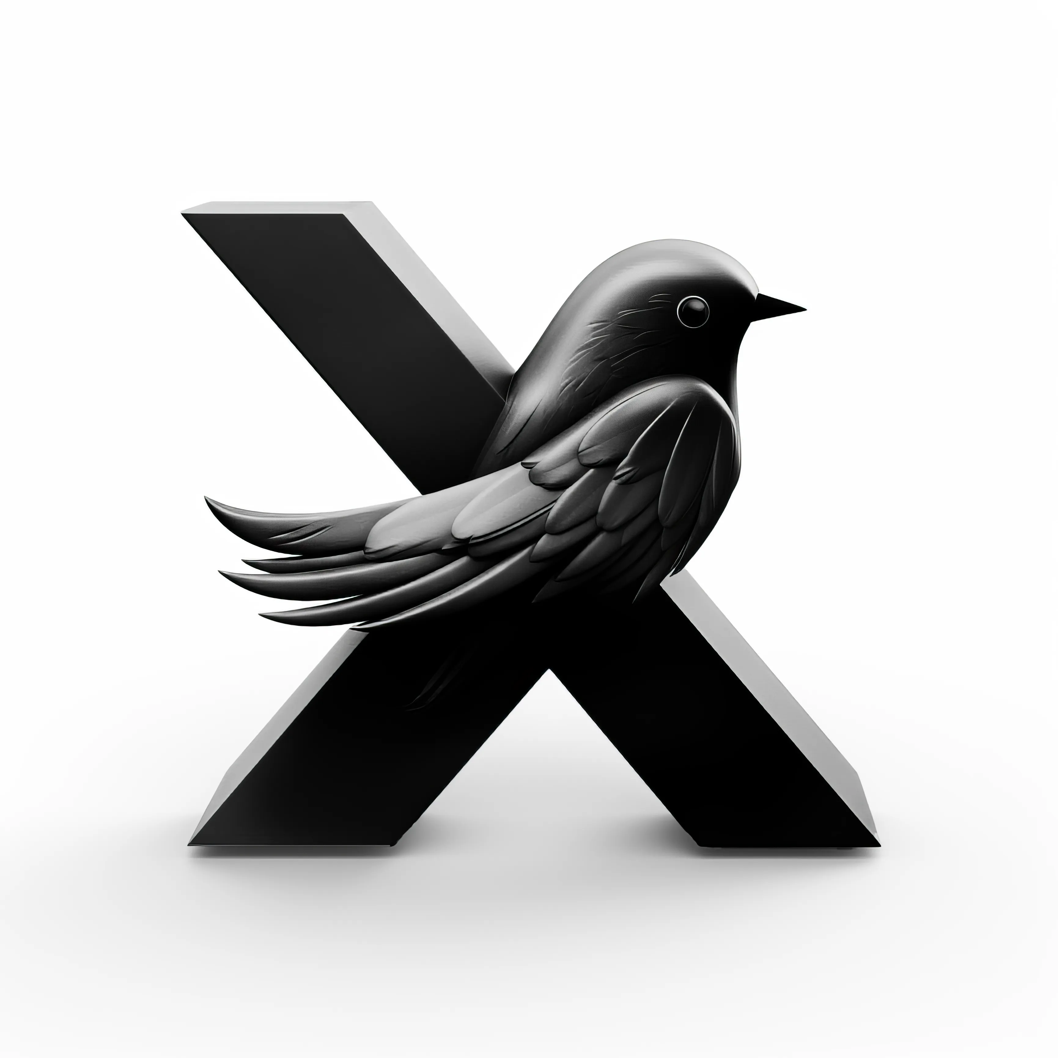 I designed this logo when Elon Musk asked people to show him X logos for the new Twitter.

Bio : Le Moon is an AI artist with a creative background in Video production based in Nice, France. Her work expresses her memories, fears and dreams in a nostalgic and disturbing style.