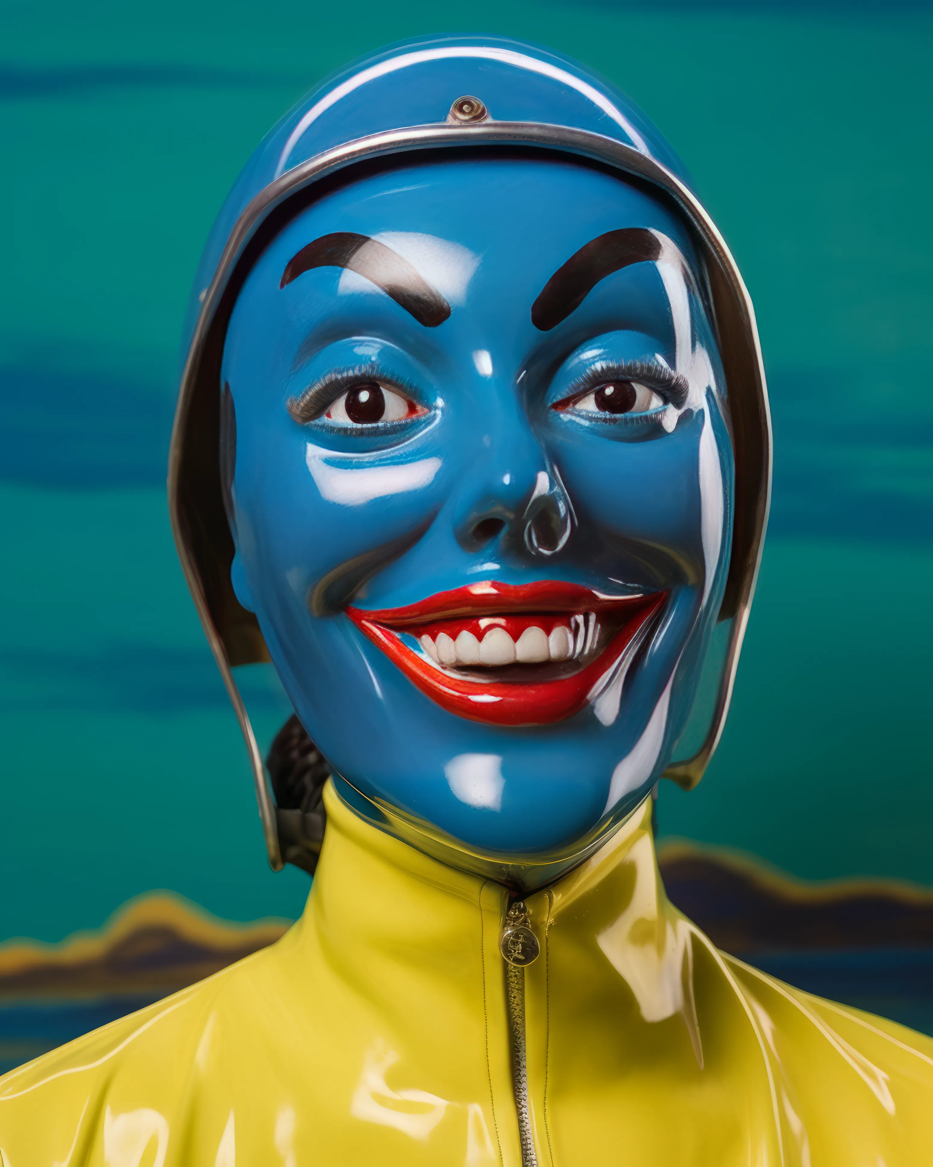 "MASK ON" challenges societal norms by provoking contemplation on the facade of happiness

Bio : LeMoon is an AI artist with a creative background in Video production based in Nice, France. Her work expresses her memories, fears and dreams in a nostalgic and disturbing style.