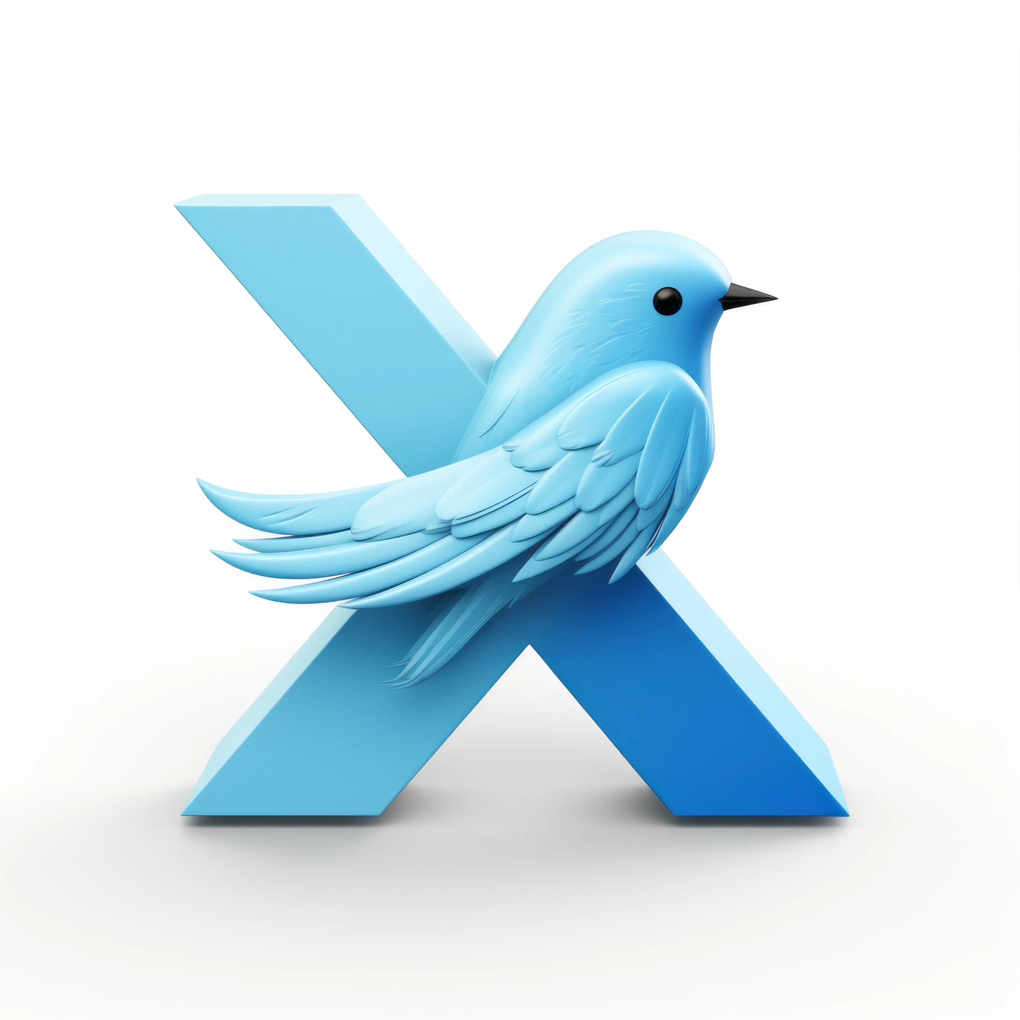 I designed this logo when Elon Musk asked people to show him X logos for the new Twitter.

Bio : Le Moon is an AI artist with a creative background in Video production based in Nice, France. Her work expresses her memories, fears and dreams in a nostalgic and disturbing style.