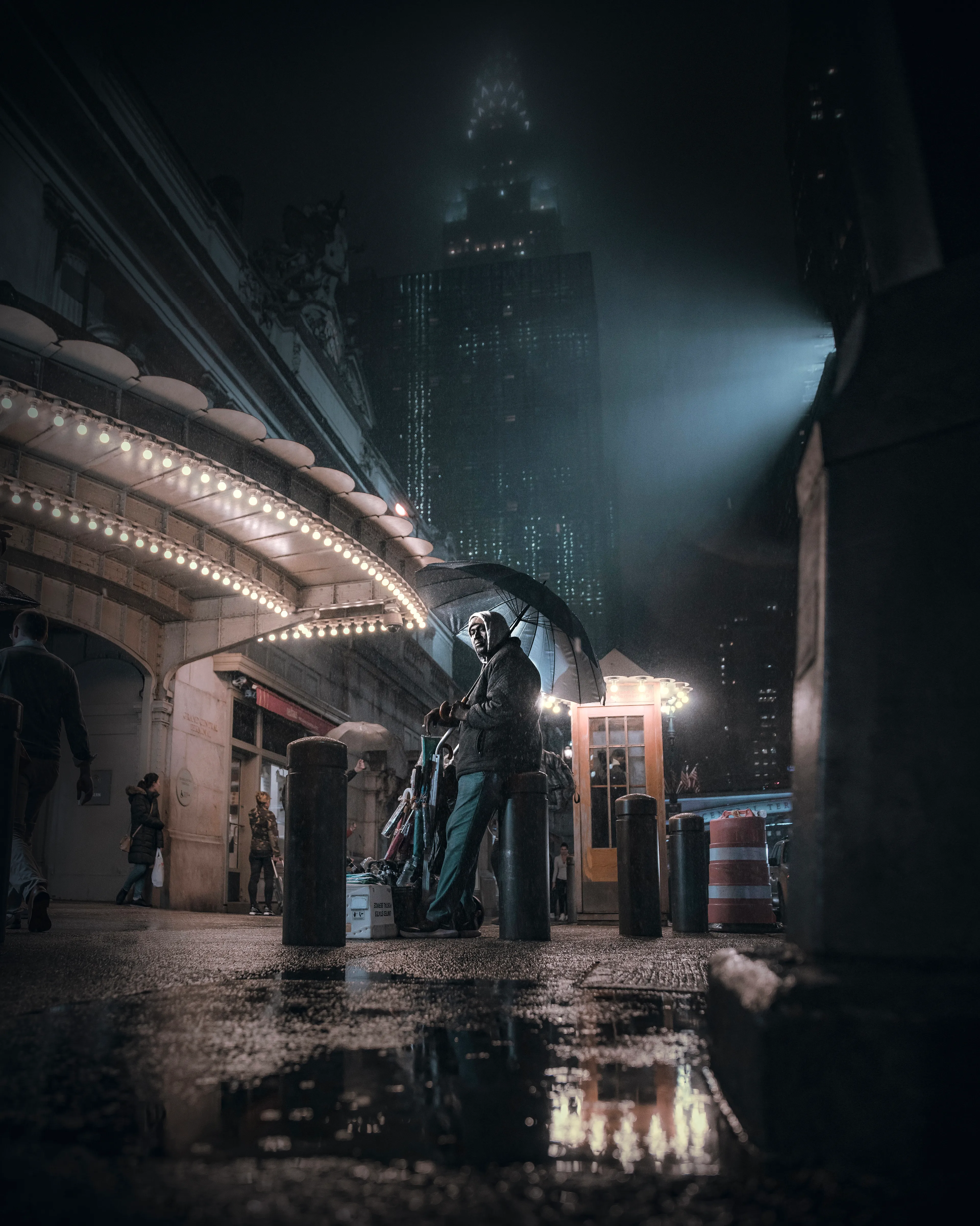A photograph of an umbrella salesman on a rainy day in New York City (Fall 2019).
“The Salesman” is about the hustle, hard work, and the things we do to survive. No matter where in the world you visit, you'll always run into a salesman.