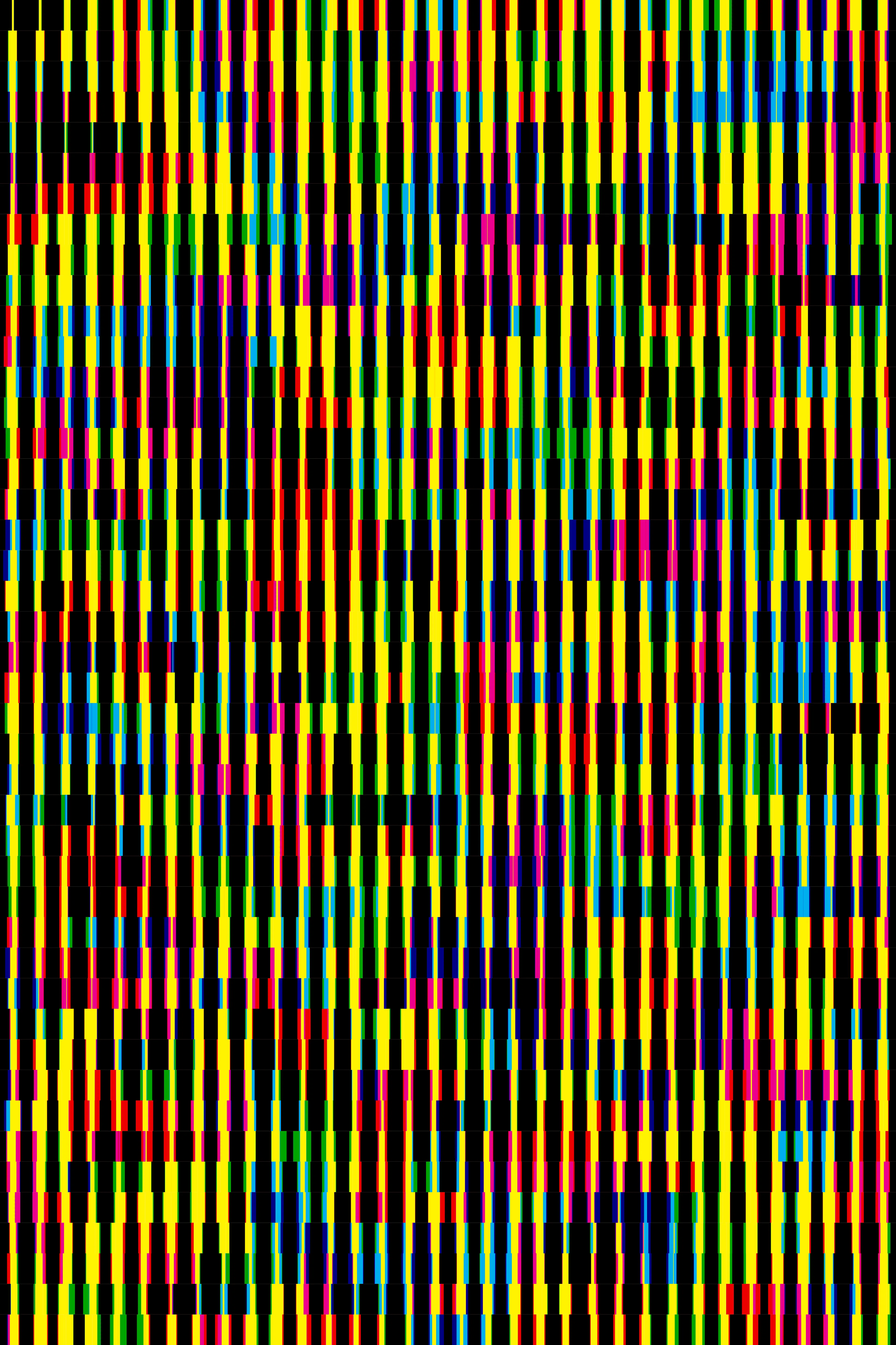 Three lines. Three Colours #14