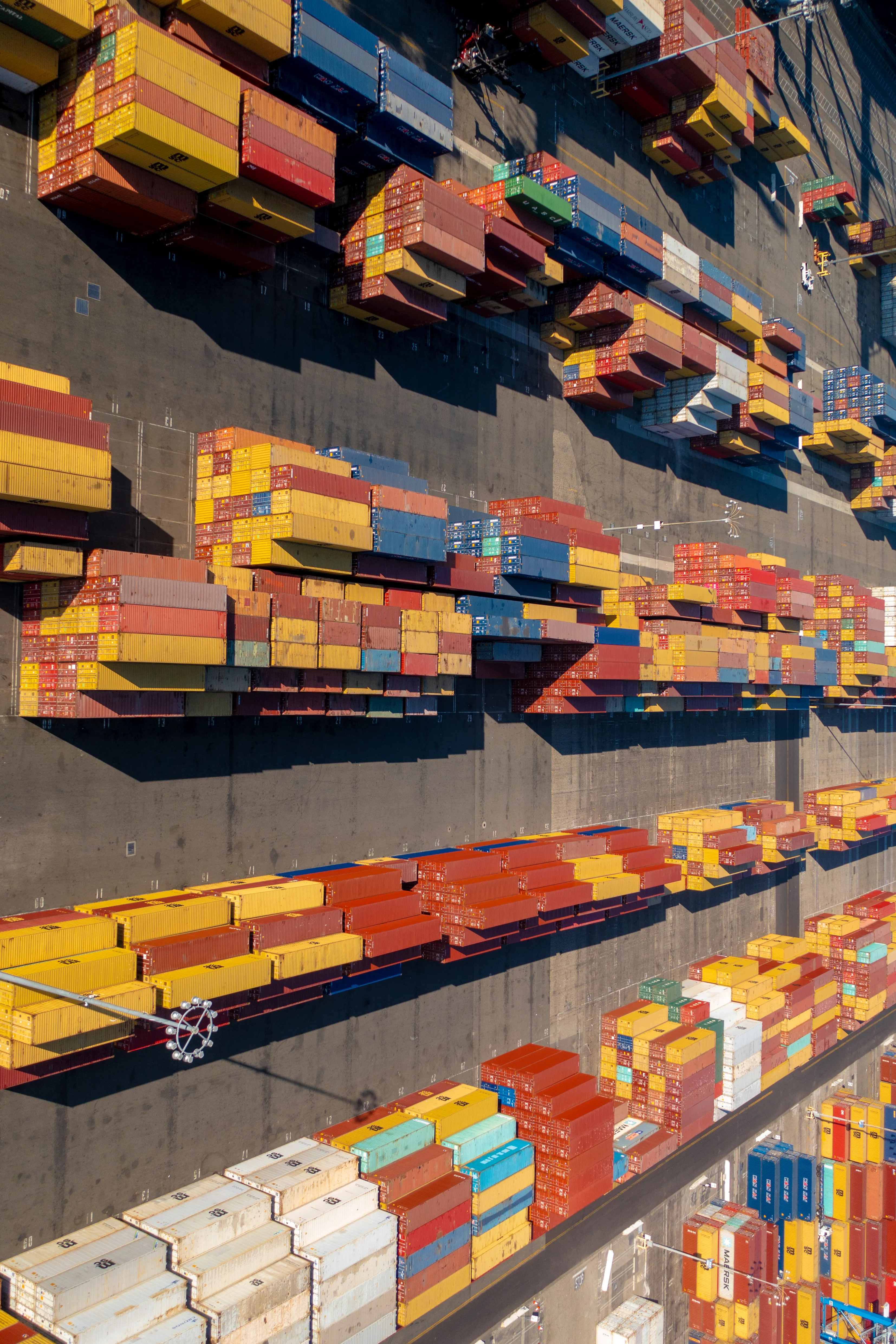 The beauty of our planet is often seen at eye level, by taking to the skies we gain a new perspective. How we present that view can further enhance what we see before us.
Art Blocks is an appreciation of patterns and form created by shipping containers.