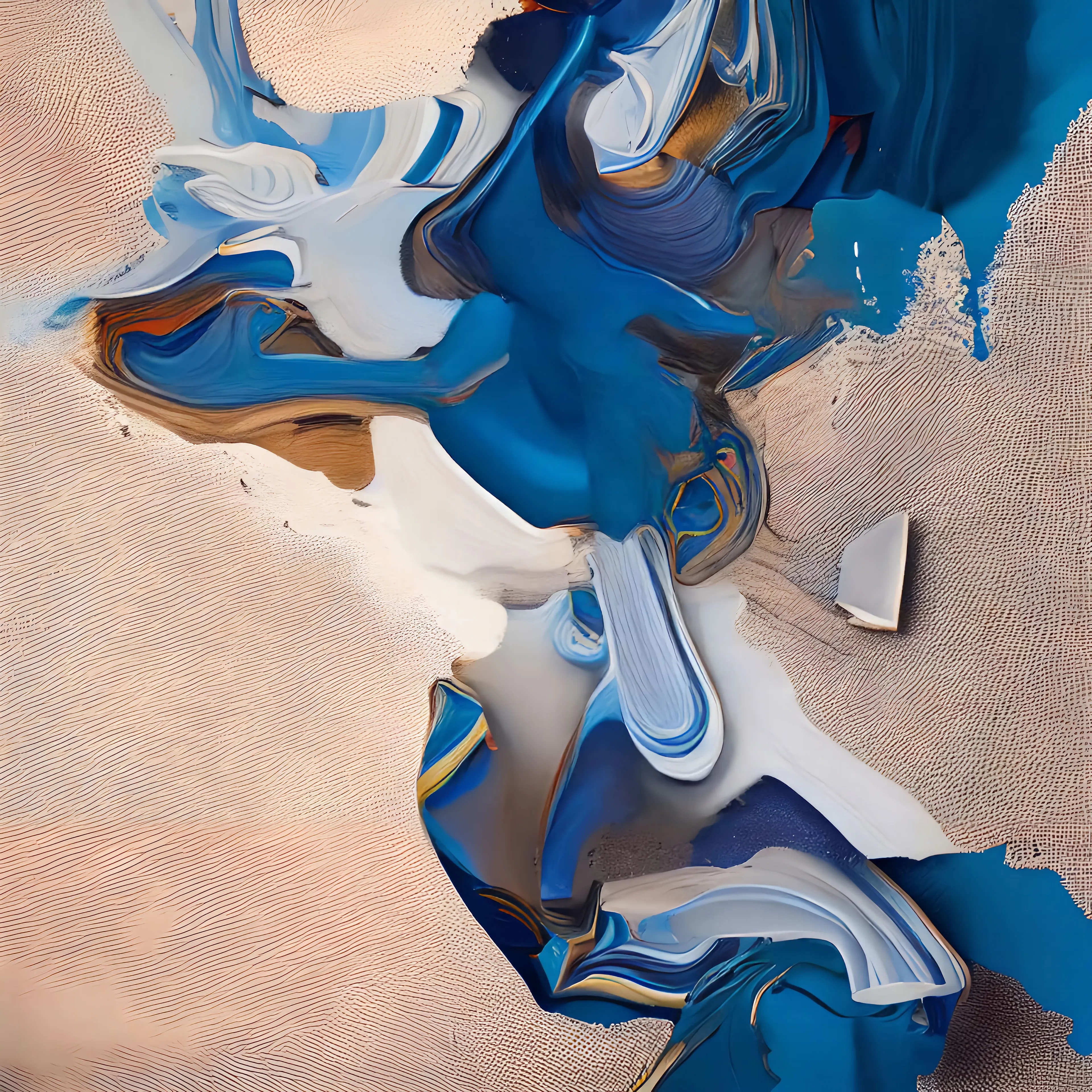 Ground Truths is a new series of digital paintings by Sougwen Chung. The work is produced using a custom generative model trained on physical painting artifacts created in collaboration with the Drawing Operations Unit: Generation 4.  Each of the 49 paintings in the Ground Truth is unique — the series is the first phase in Chung’s reimagining of landscape painting as a synthesis of human and machine marks. The work speculates on a hybrid interpretation of the earth as seen from space to create abstract, other-worldly topographies.

The acquisition of Ground Truths comprises an NFT still, a unique signed fine art print of the collaborative drawing on Giclee paper, a film documenting the artist’s process.