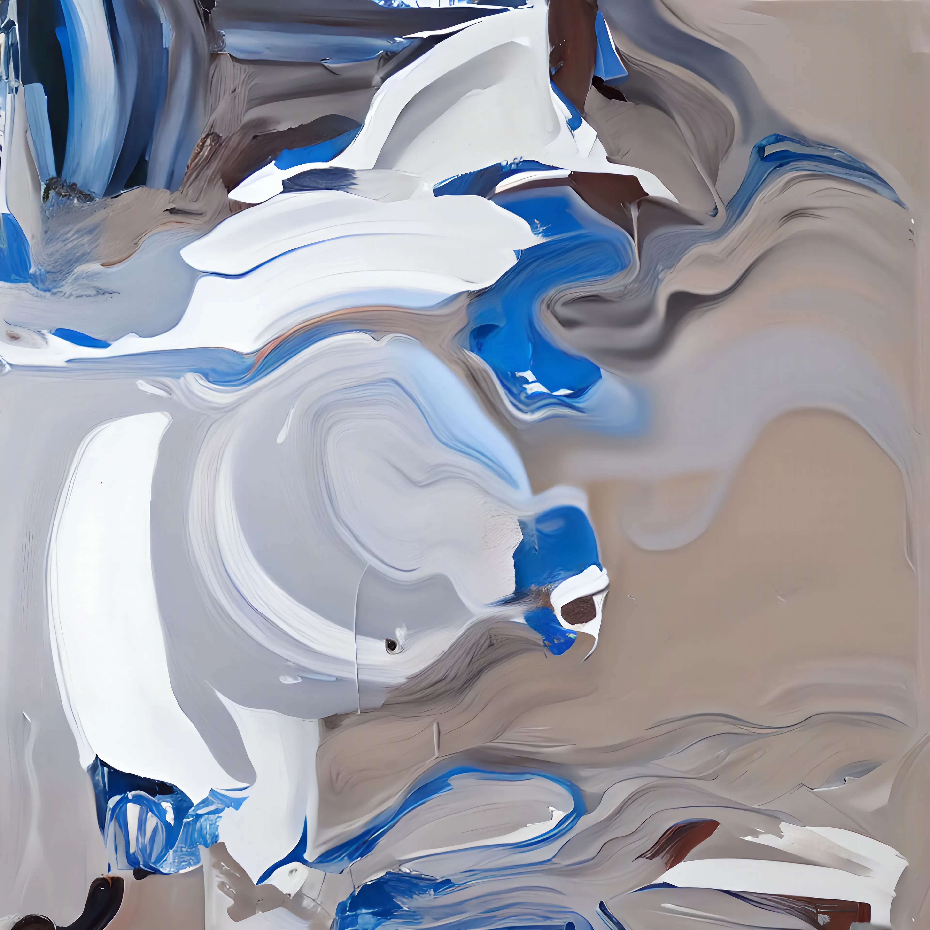 Ground Truths is a new series of digital paintings by Sougwen Chung. The work is produced using a custom generative model trained on physical painting artifacts created in collaboration with the Drawing Operations Unit: Generation 4.  Each of the 49 paintings in the Ground Truth is unique — the series is the first phase in Chung’s reimagining of landscape painting as a synthesis of human and machine marks. The work speculates on a hybrid interpretation of the earth as seen from space to create abstract, other-worldly topographies.

The acquisition of Ground Truths comprises an NFT still, a unique signed fine art print of the collaborative drawing on Giclee paper, a film documenting the artist’s process.