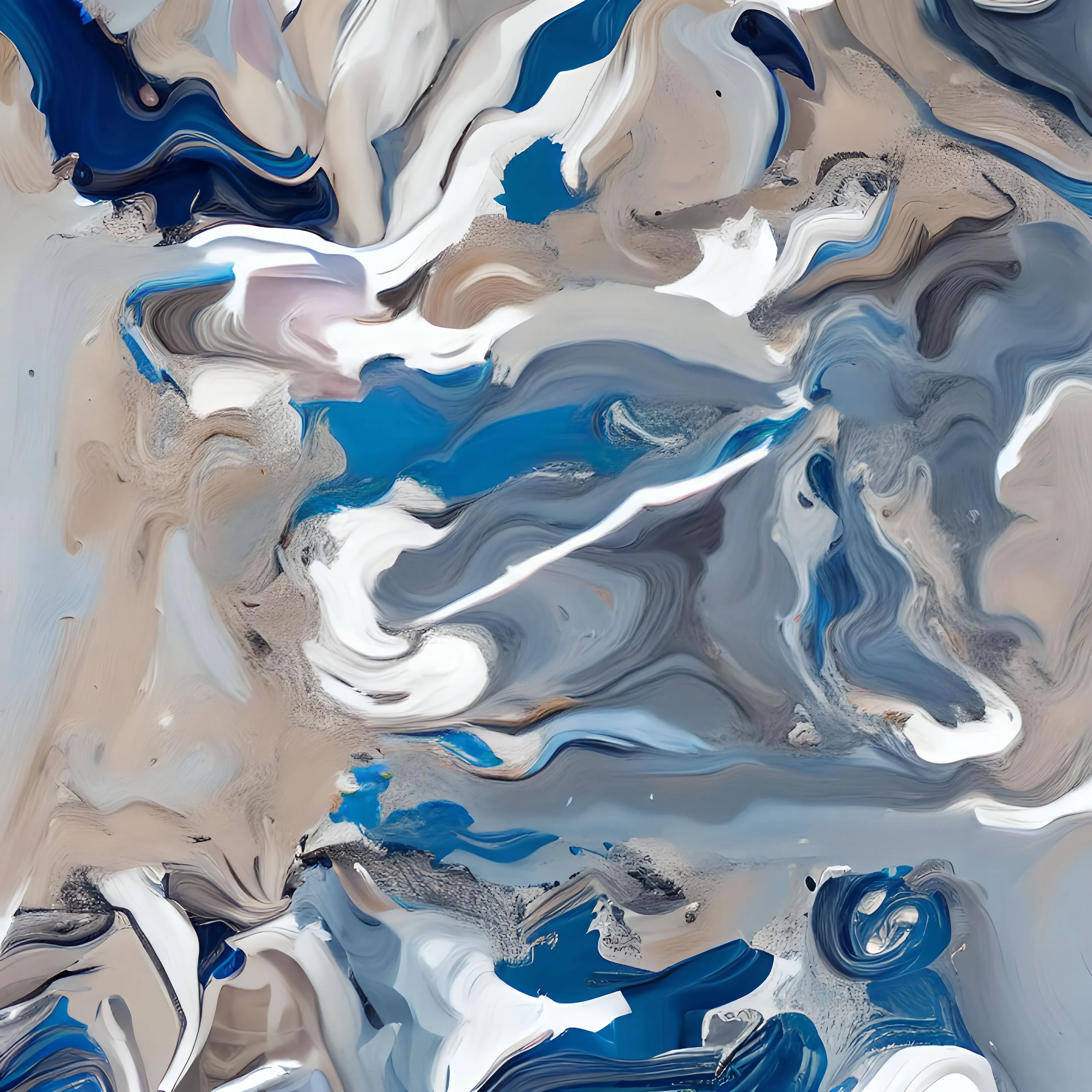 Ground Truths is a new series of digital paintings by Sougwen Chung. The work is produced using a custom generative model trained on physical painting artifacts created in collaboration with the Drawing Operations Unit: Generation 4.  Each of the 49 paintings in the Ground Truth is unique — the series is the first phase in Chung’s reimagining of landscape painting as a synthesis of human and machine marks. The work speculates on a hybrid interpretation of the earth as seen from space to create abstract, other-worldly topographies.

The acquisition of Ground Truths comprises an NFT still, a unique signed fine art print of the collaborative drawing on Giclee paper, a film documenting the artist’s process.