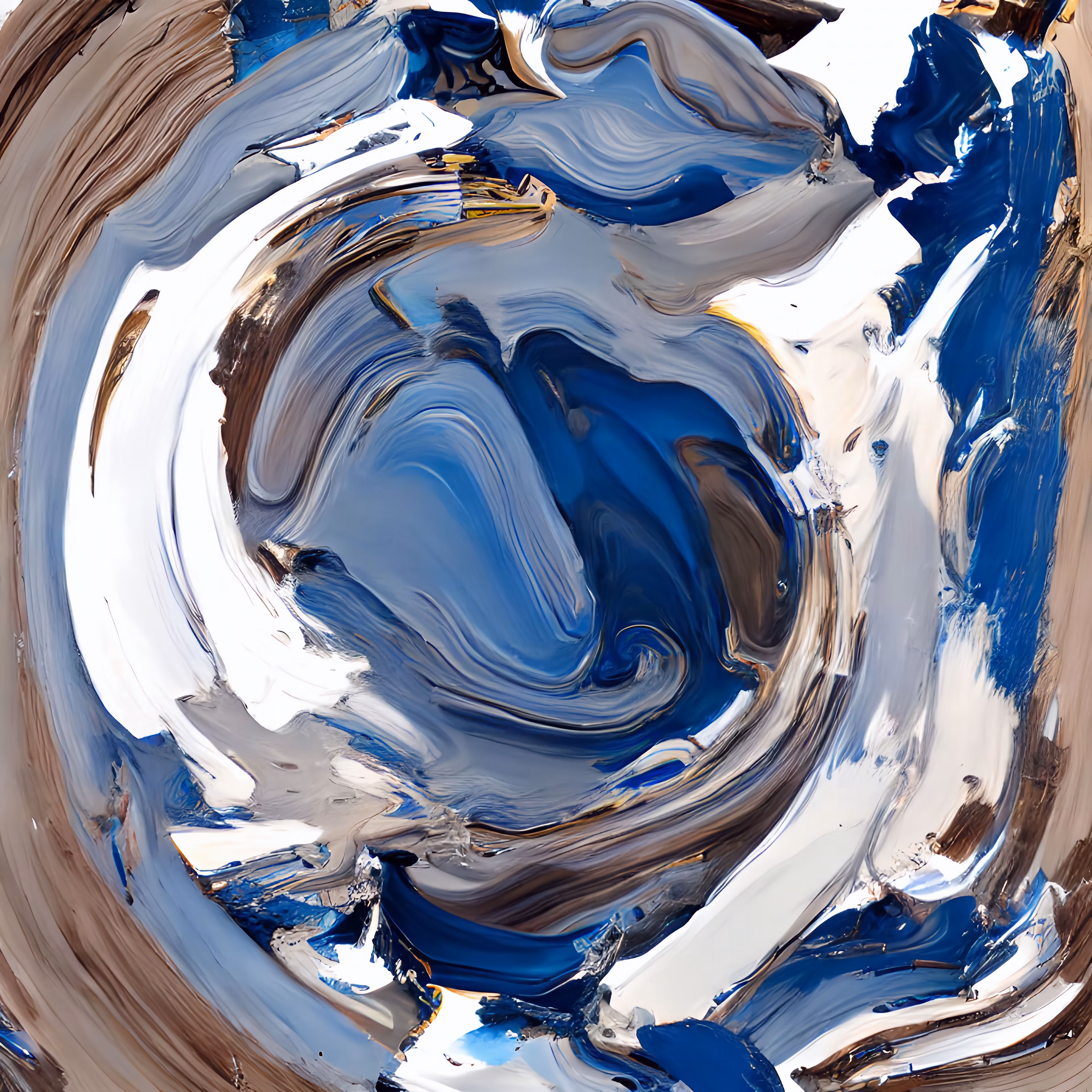 Ground Truths is a new series of digital paintings by Sougwen Chung. The work is produced using a custom generative model trained on physical painting artifacts created in collaboration with the Drawing Operations Unit: Generation 4.  Each of the 49 paintings in the Ground Truth is unique — the series is the first phase in Chung’s reimagining of landscape painting as a synthesis of human and machine marks. The work speculates on a hybrid interpretation of the earth as seen from space to create abstract, other-worldly topographies.

The acquisition of Ground Truths comprises an NFT still, a unique signed fine art print of the collaborative drawing on Giclee paper, a film documenting the artist’s process.