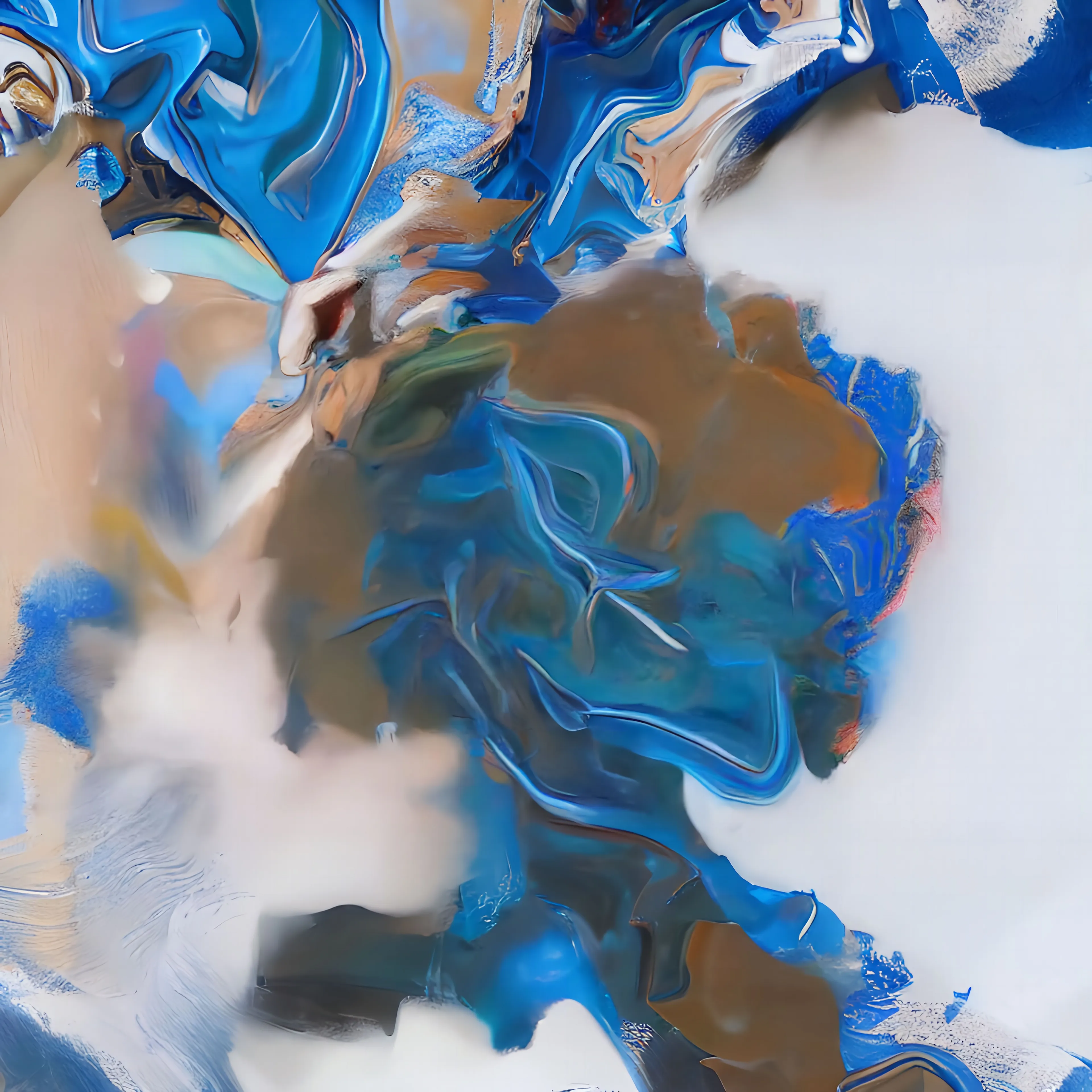Ground Truths is a new series of digital paintings by Sougwen Chung. The work is produced using a custom generative model trained on physical painting artifacts created in collaboration with the Drawing Operations Unit: Generation 4.  Each of the 49 paintings in the Ground Truth is unique — the series is the first phase in Chung’s reimagining of landscape painting as a synthesis of human and machine marks. The work speculates on a hybrid interpretation of the earth as seen from space to create abstract, other-worldly topographies.

The acquisition of Ground Truths comprises an NFT still, a unique signed fine art print of the collaborative drawing on Giclee paper, a film documenting the artist’s process.