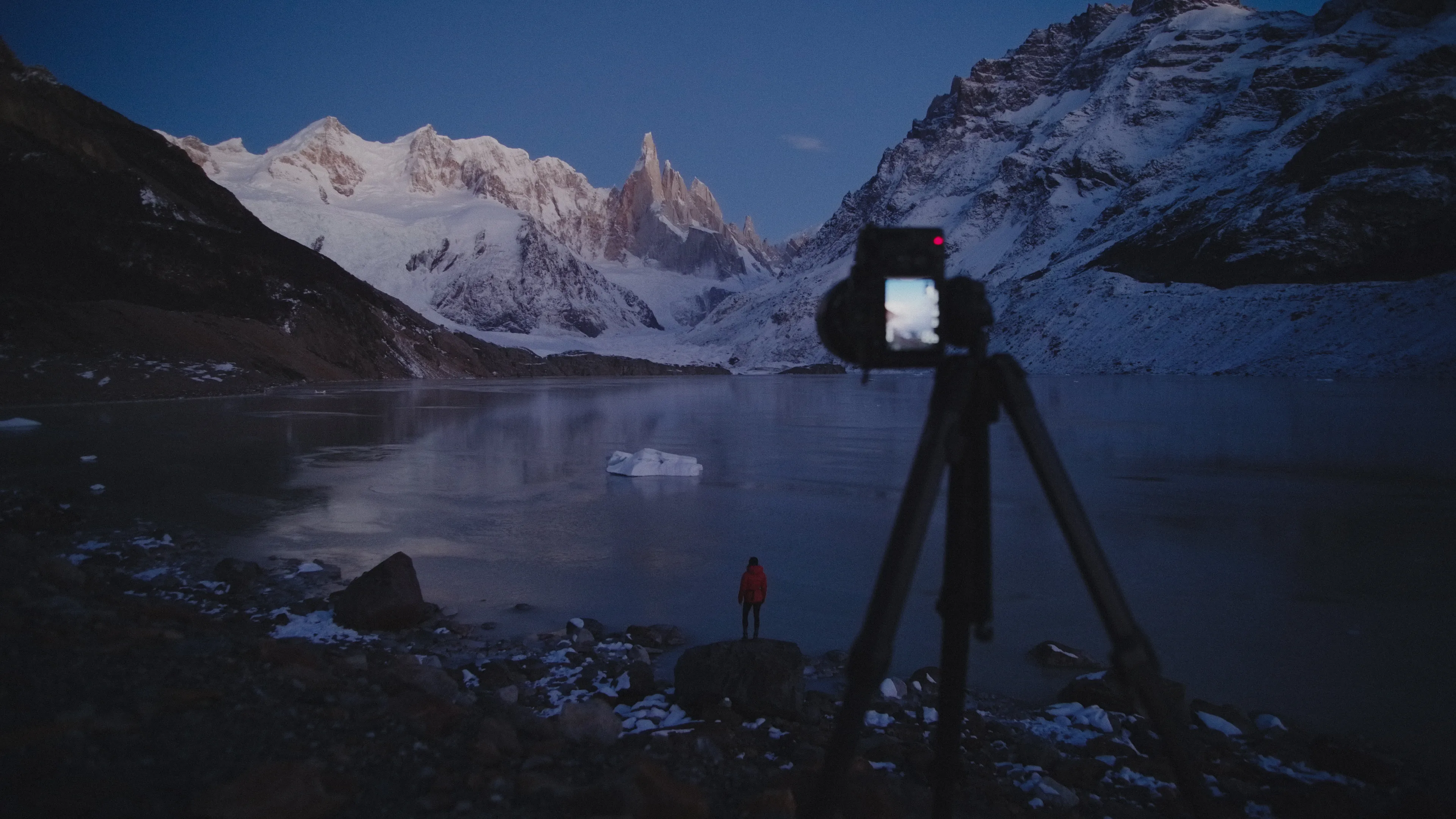 A collection of cinematic stills taken behind the scenes during my 2022 trip to Patagonia. 