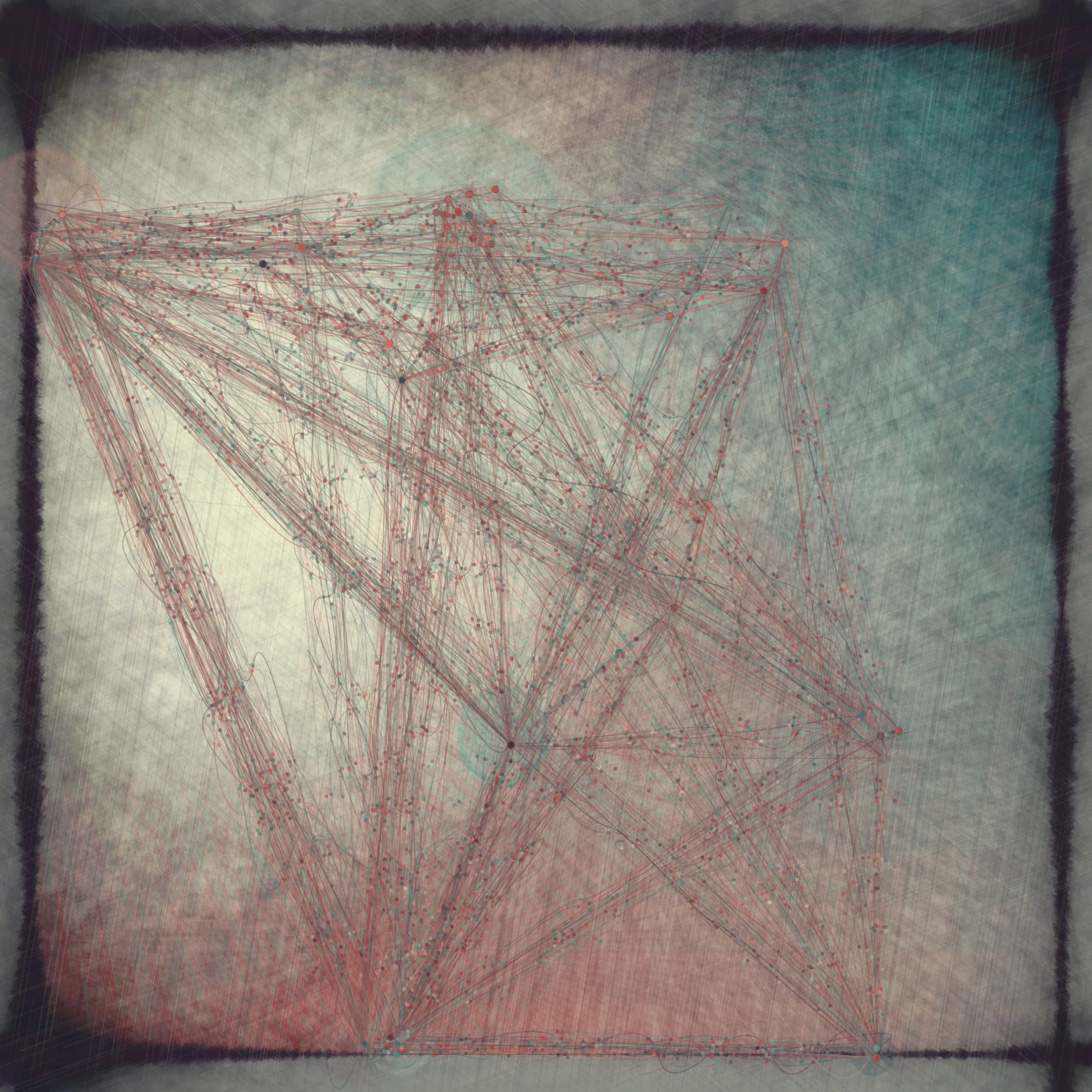Reticulum is part of my continued exploration of developing deep color and texture using 100% generative approaches. For this project I created an entirely new generative color model and for the first time rendered the entire artworks using SVG making it possible to scale the outputs to any size in live mode.

I wanted this series to look like rudimentary and mutating networks. Crude interconnecting webs of primordial elements. I love the idea of a network coming online in terms of self awareness. Networks seem to pervade all of life from the vast Mycelium webs in forests through to the circulatory, nervous and neurological systems in our own bodies. More inspiring for me however is thinking about the first pulses of life that evolved in microbial networks in ancient epochs and also the possibility of self awareness evolving quietly and wildly within the interconnected machinery of the internet. This series of artworks I hope are a playful expression of my fascination with this subject. 

A recurrent theme in all my work is an attempt to create a simultaneous sense of both macro and micro vistas. In building the primitives for this project I was inspired by images of both microorganisms and vast skeletal gas clouds in interstellar nurseries revealed by the James Webb telescope. I often have the sense when looking out into the cosmos that this might be what it's like for a cell or even an atom looking around at its neighbors and unfathomably distant cousins. In this way I am filled with a sense that we ourselves might be nodes in a much larger self aware network. 

When I’m at my desk developing a work I don’t tend to think about much else other than the code and what is directly in front of me. Mostly I’m thinking visually or just involved with technical problem solving. It is exciting and sometimes even surprising for me to see how the subjects I have been contemplating and reading about recently reveal themselves in my work. When I write about my work it may seem contrived, but I would say the subjects I write about are genuinely inspiring a series, it's just that the means by which they get translated into visual forms is often a mystery even to me.  

As a way to make this a true Long Form Project in the sense that it is not just a curated collection of generative outputs I used a list of Seed Phrases to generate each output. These are included as a feature so collectors can see them and potentially use them as a name for each piece. I started out by forming a list of words that describe the project plus a few other words related to Long Form Generative art and the Web3 space. 'Proof' is in there! Each seed phrase is then passed to an algorithm that turns it into a hash of the same variety that is generated on the Ethereum network. This hash is then passed to the algorithm and the artwork is created in the same way an standard Art Blocks project is built.
