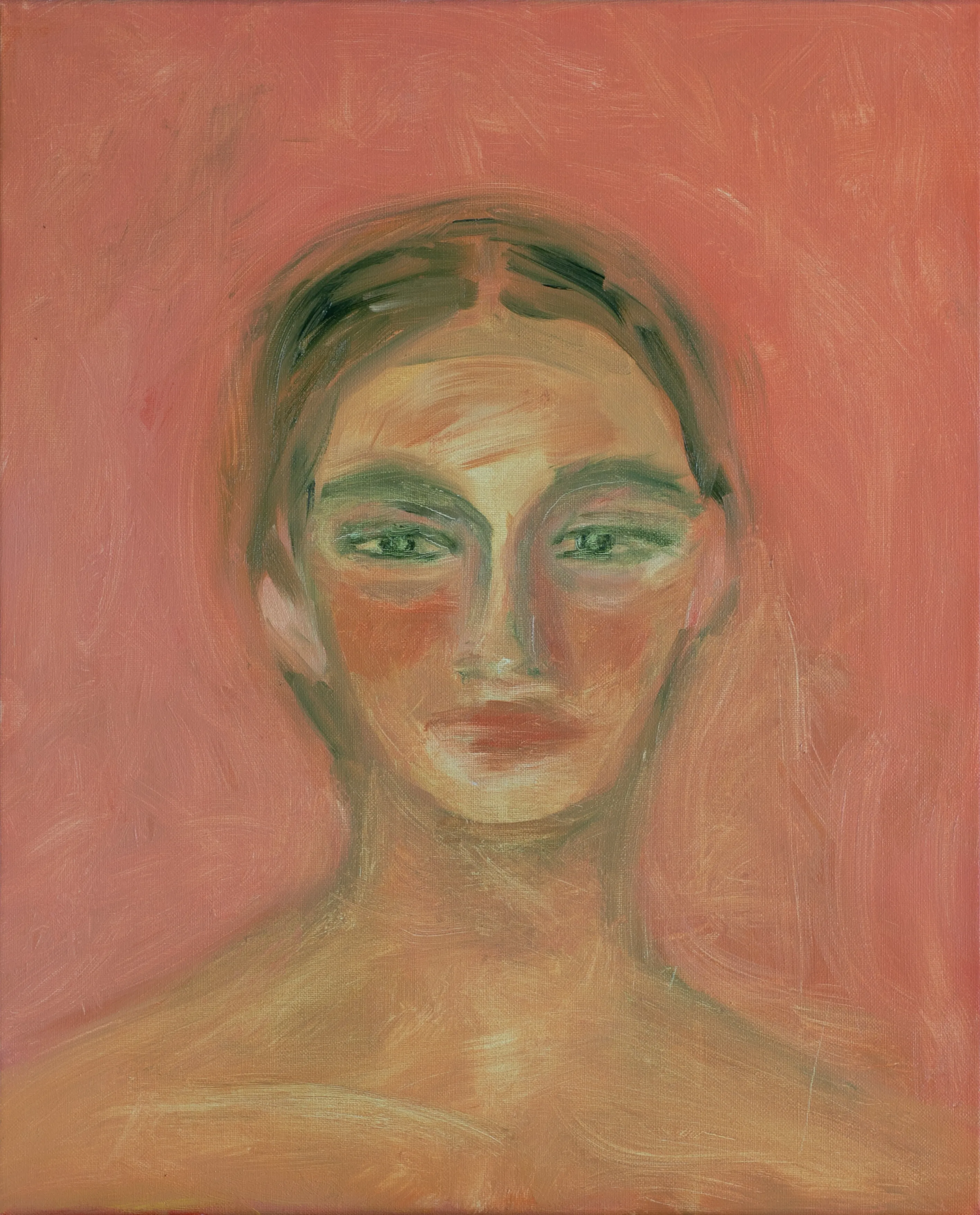 61,5cm x 50cm, oil on canvas.