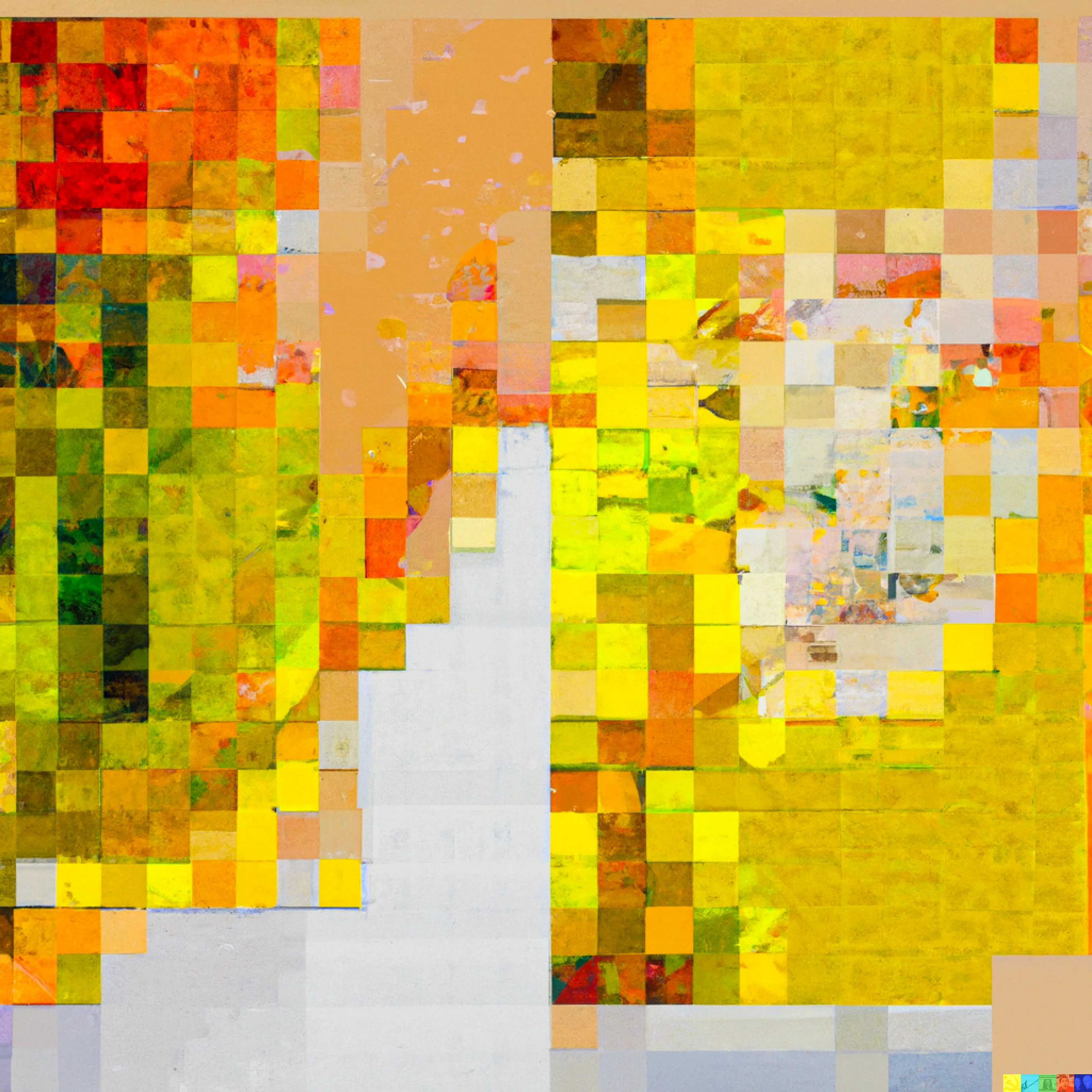 The work of human hands.