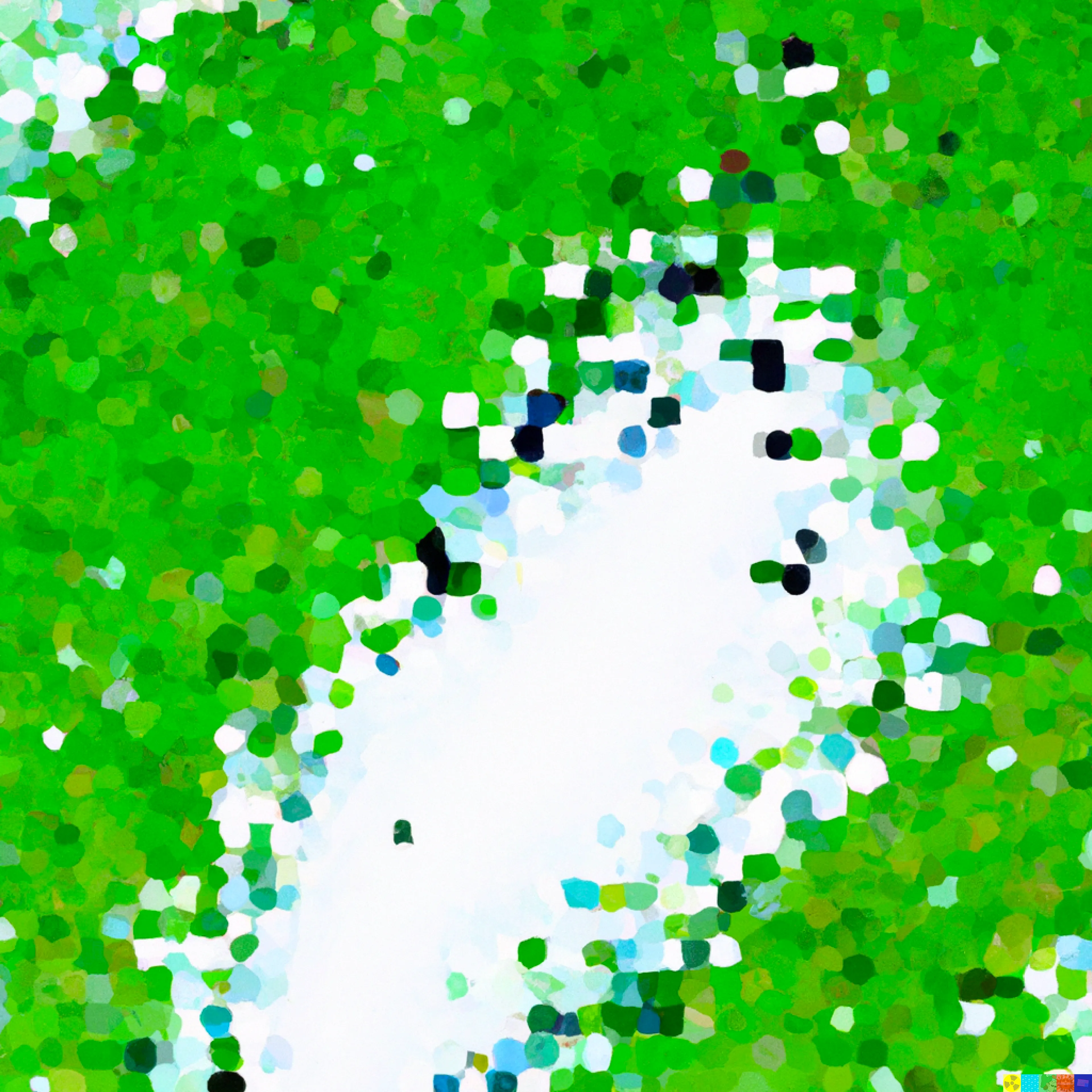 The work of human hands.