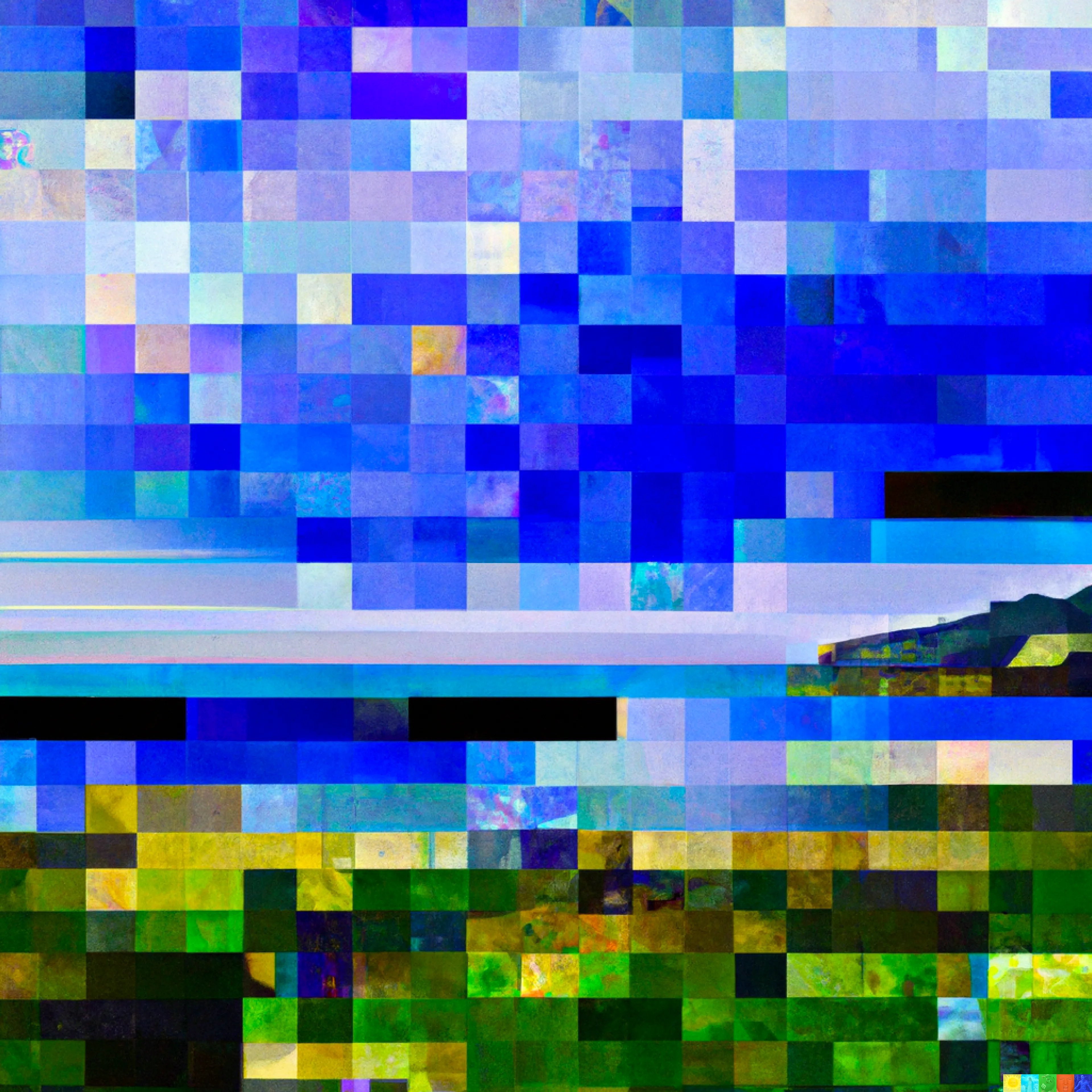 The work of human hands.