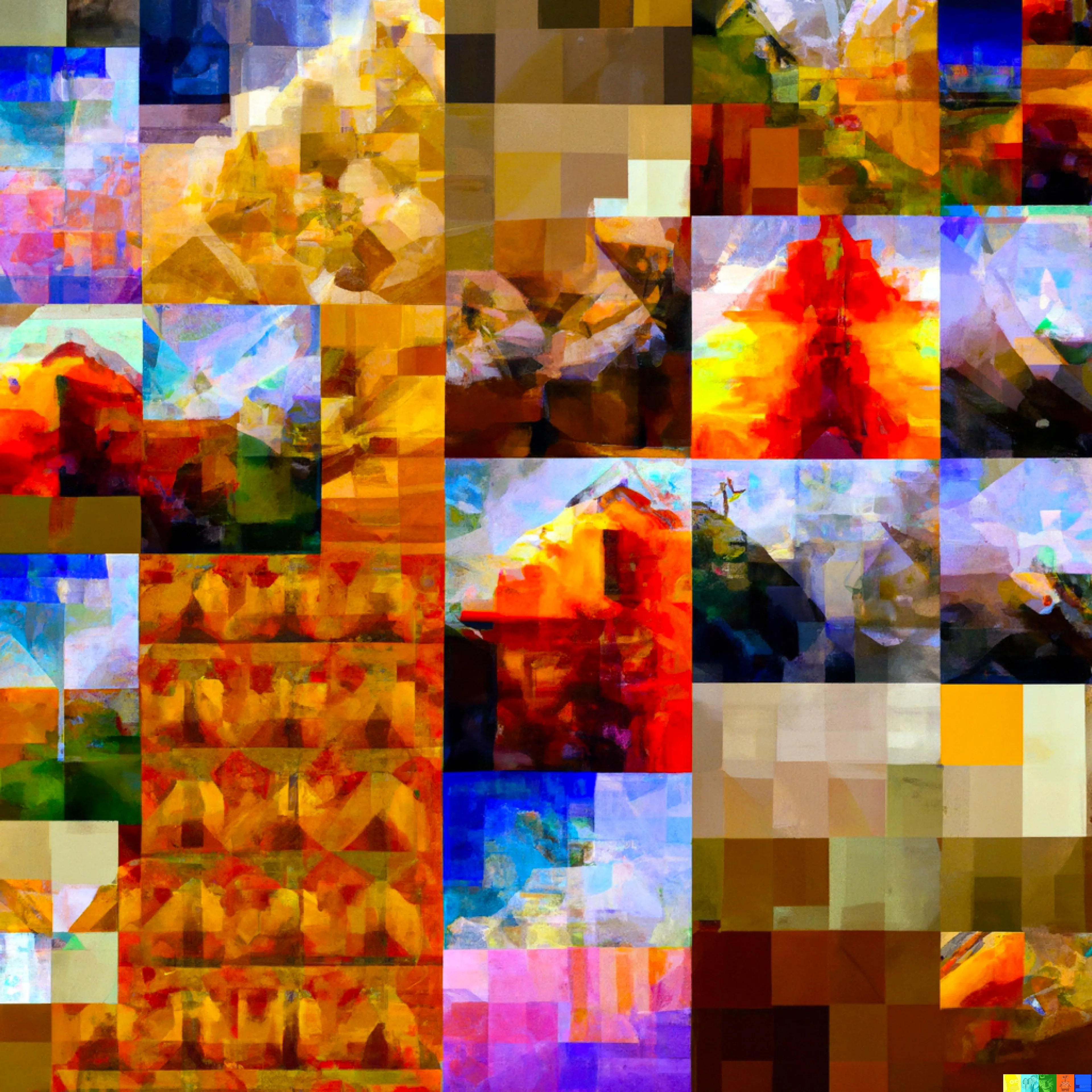 The work of human hands.