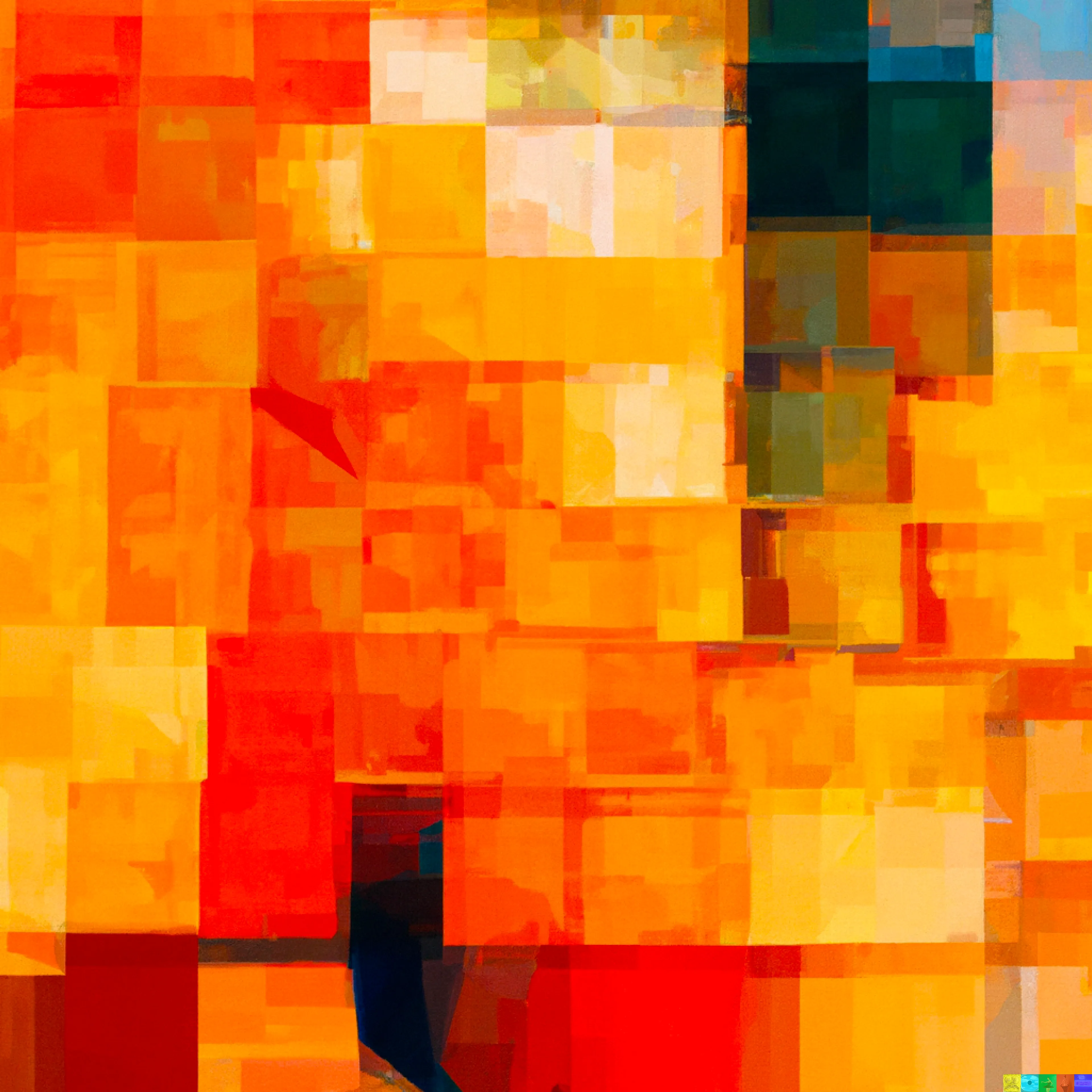 The work of human hands.