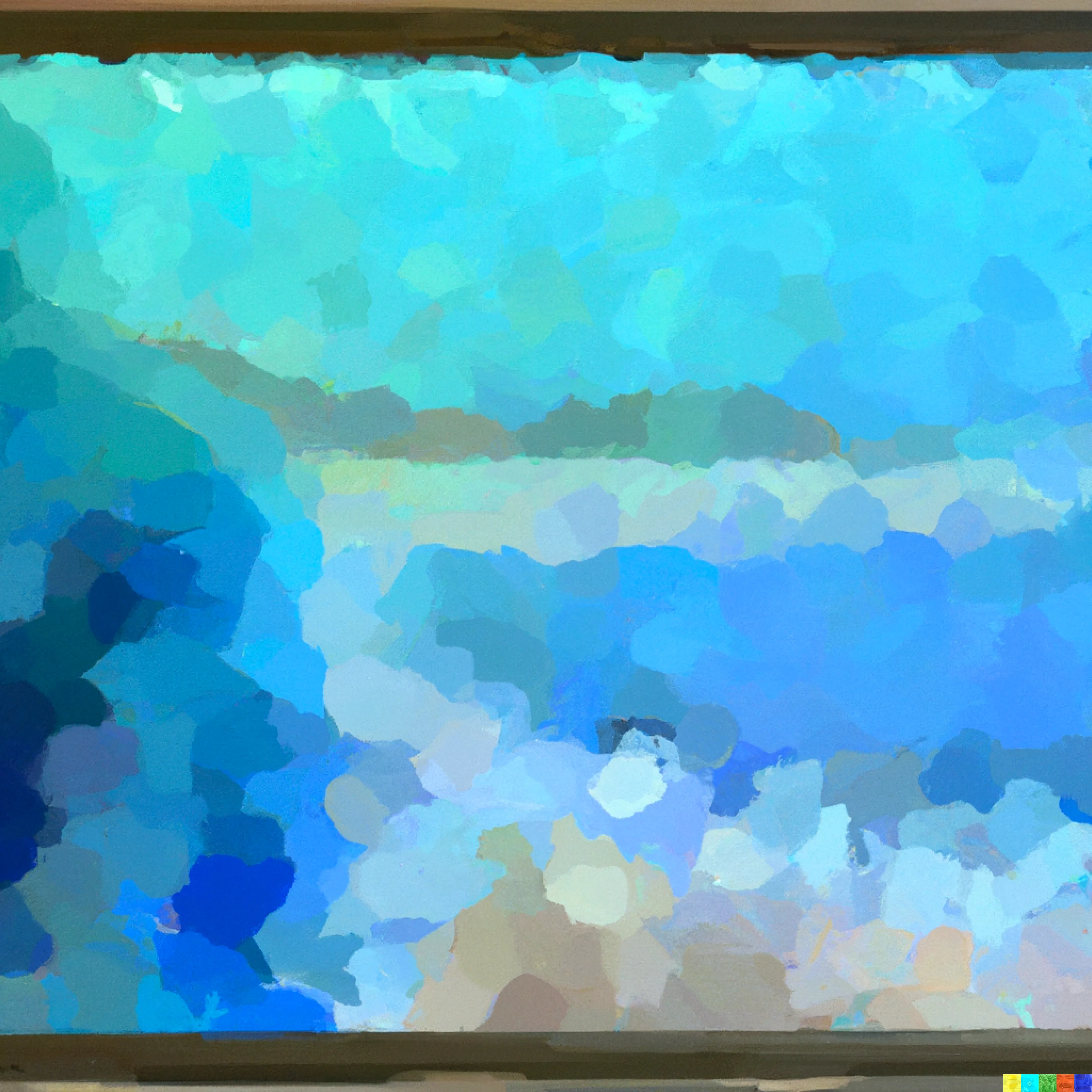 The work of human hands.