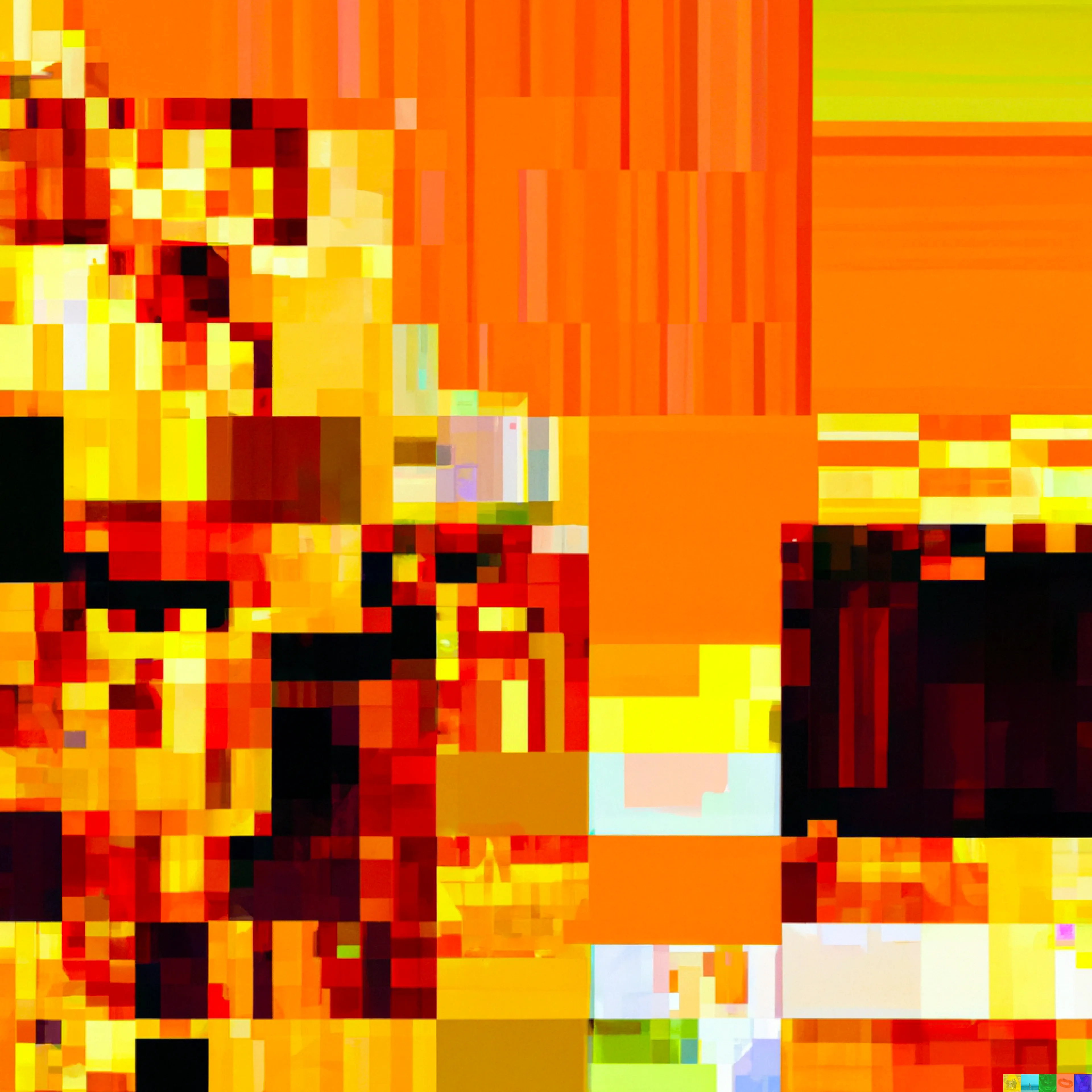 The work of human hands.