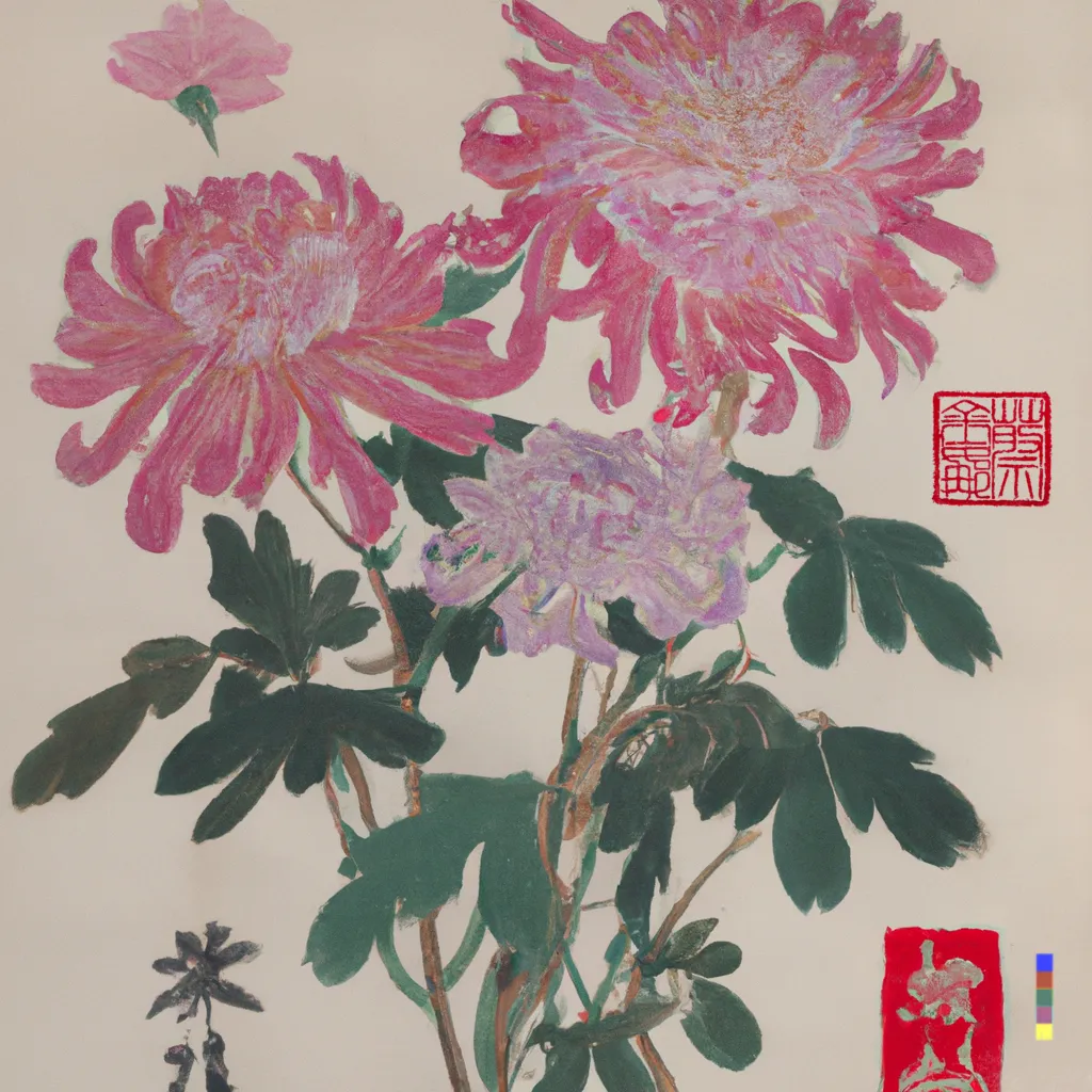 ‘Xie Hua’ (写 畫) Collection
1/1

Through the process of deconstructing and recontextualising the ancient Chinese instructional text on technique and aesthetics, the Mustard Seed Garden Painting Manual, first published in 1679, I have invited AI invigorated responses creating artworks that illuminate, reanimate and imagine the past in a glorious homage to tradition and technological experimentation. 

In China there is an historical kinship between writing (xie | 写) and painting (hua | 畫). Literati scholar-painters would describe the act of painting in terms of the verb to write, xie (写), or even praise good literati painting by calling it writing. This intersection is explored in ‘Xie Hua’ (写 畫) Collection with artworks written from imagination into reality through the conduit of AI. 

The addition of my artist seal 蔡金娜 (Choy Gina) indicates authorship and enhances composition. While the DALL·E watermark is rotated vertically as a second seal to reflect the medium of AI.