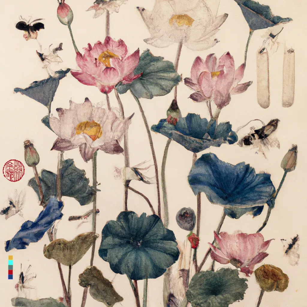 ‘Xie Hua’ (写 畫) Collection
1/1

Through the process of deconstructing and recontextualising the ancient Chinese instructional text on technique and aesthetics, the Mustard Seed Garden Painting Manual, first published in 1679, I have invited AI invigorated responses creating artworks that illuminate, reanimate and imagine the past in a glorious homage to tradition and technological experimentation.

In China there is an historical kinship between writing (xie | 写) and painting (hua | 畫). Literati scholar-painters would describe the act of painting in terms of the verb to write, xie (写), or even praise good literati painting by calling it writing. This intersection is explored in ‘Xie Hua’ (写 畫) Collection with artworks written from imagination into reality through the conduit of AI.

The addition of my artist seal 蔡金娜 (Choy Gina) indicates authorship and enhances composition. While the DALL·E watermark is rotated vertically as a second seal to reflect the medium of AI.