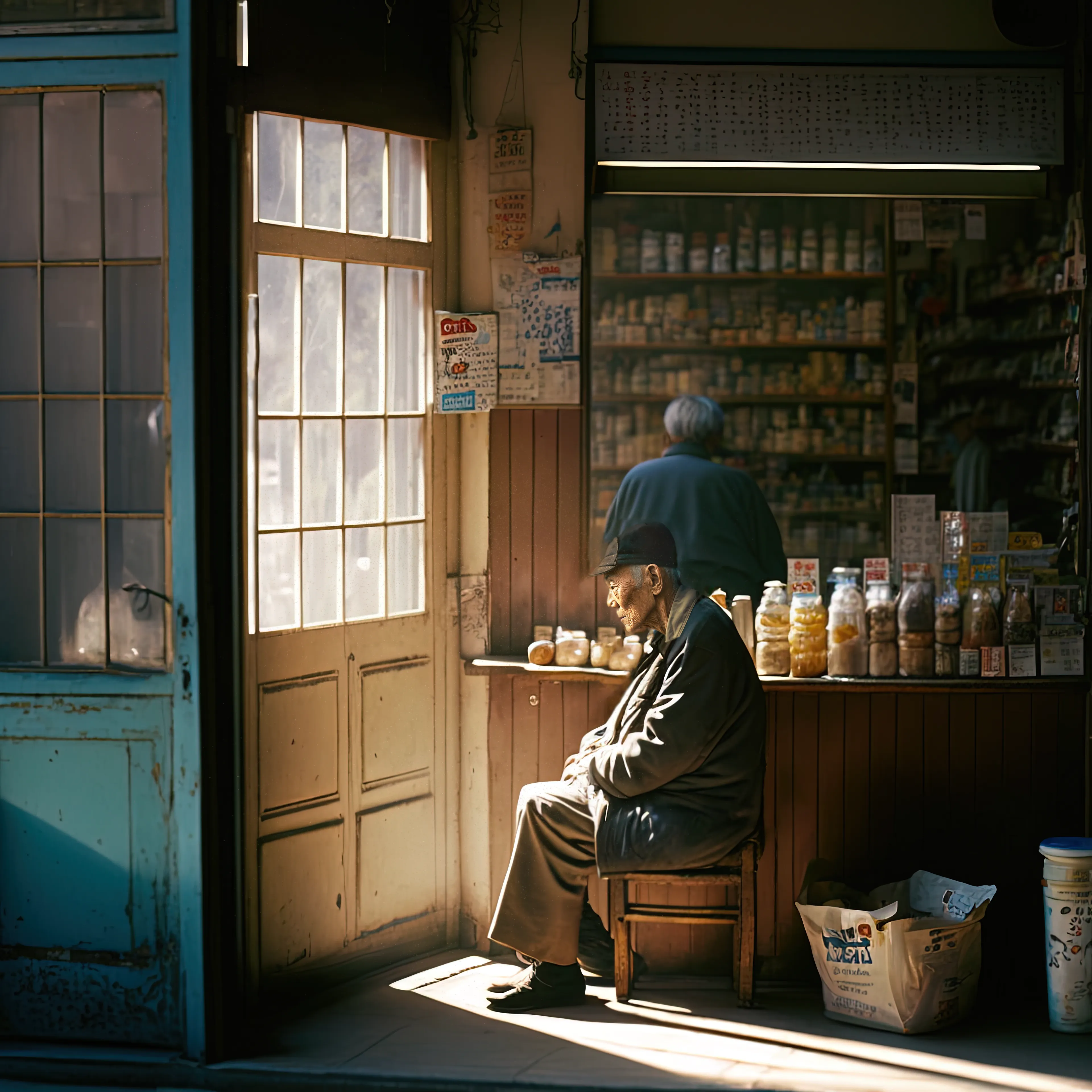 In the light of day, I sit alone  
Gazing out at the empty unknown  
A lifetime of work, now all but gone  
But hope still lingers, like the morning dawn