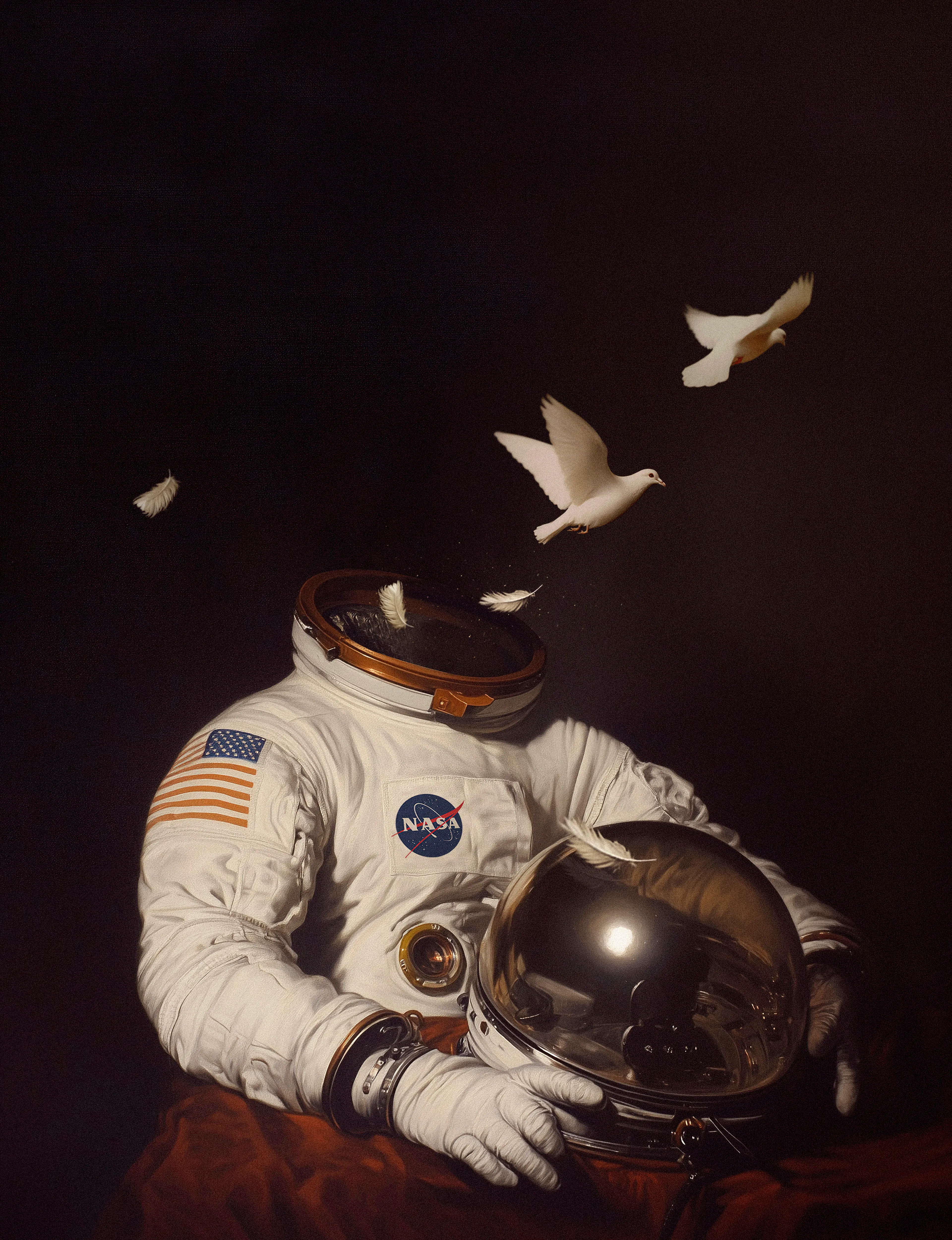 Fran Rodríguez aka lacabezaenlasnubes (spanish for "head in the clouds") is a digital artist based in Spain. He is famously known for his striking images depicting his interpretation of humanity’s place in the universe. Fran’s work is deeply inspired by his early fondness of surrealism and psychedelia. In his 20 year career, he has worked with bands such as Weezer, Tame Impala and Tycho creating visual elements for their concerts and albums and his work is exhibited and sold all over the world.