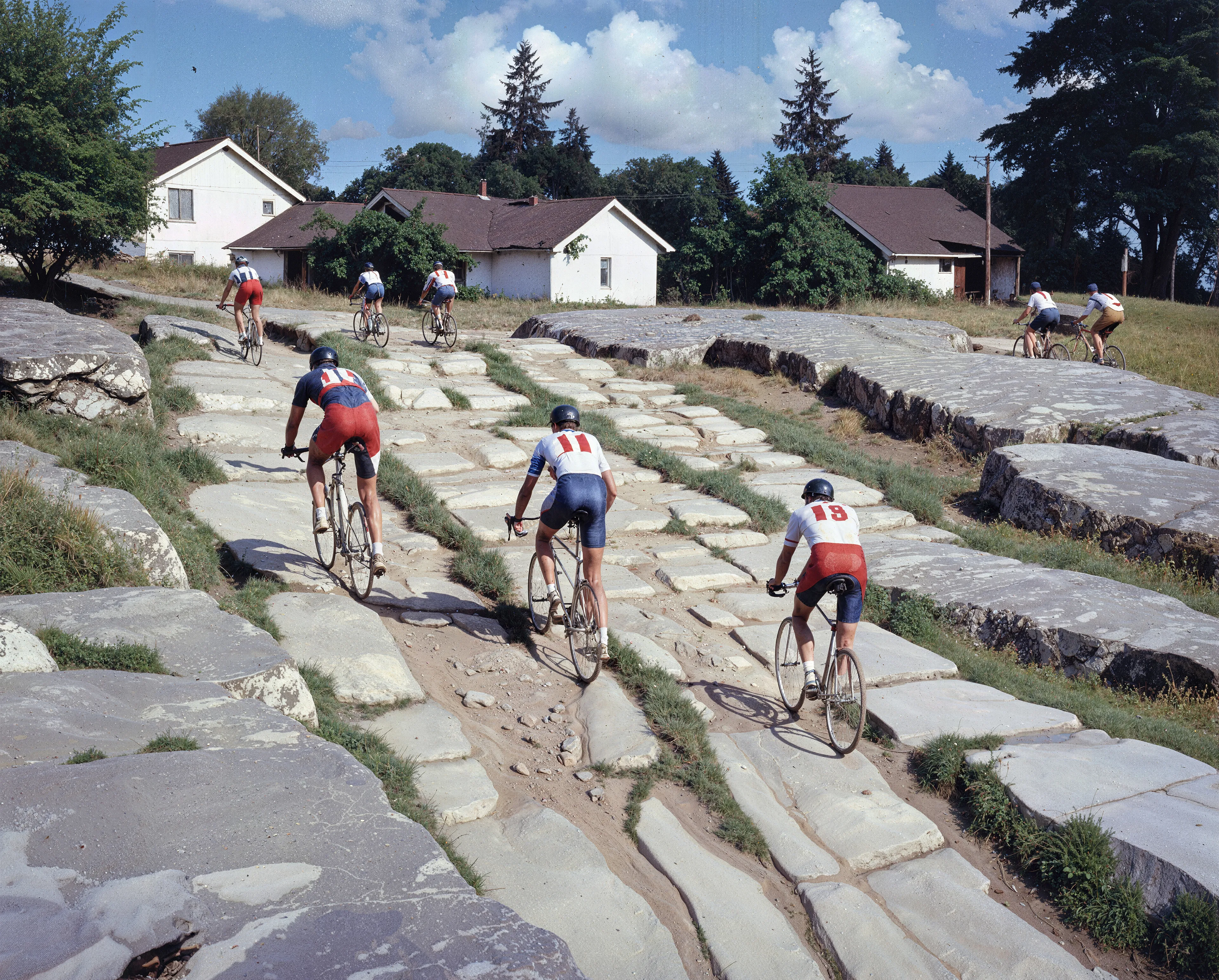 35mm #1: Switzerland, 1980s - Cycling World Championships
35mm #2: Peru, Machu Picchu, 1970s - Close-up of the stone pathways
