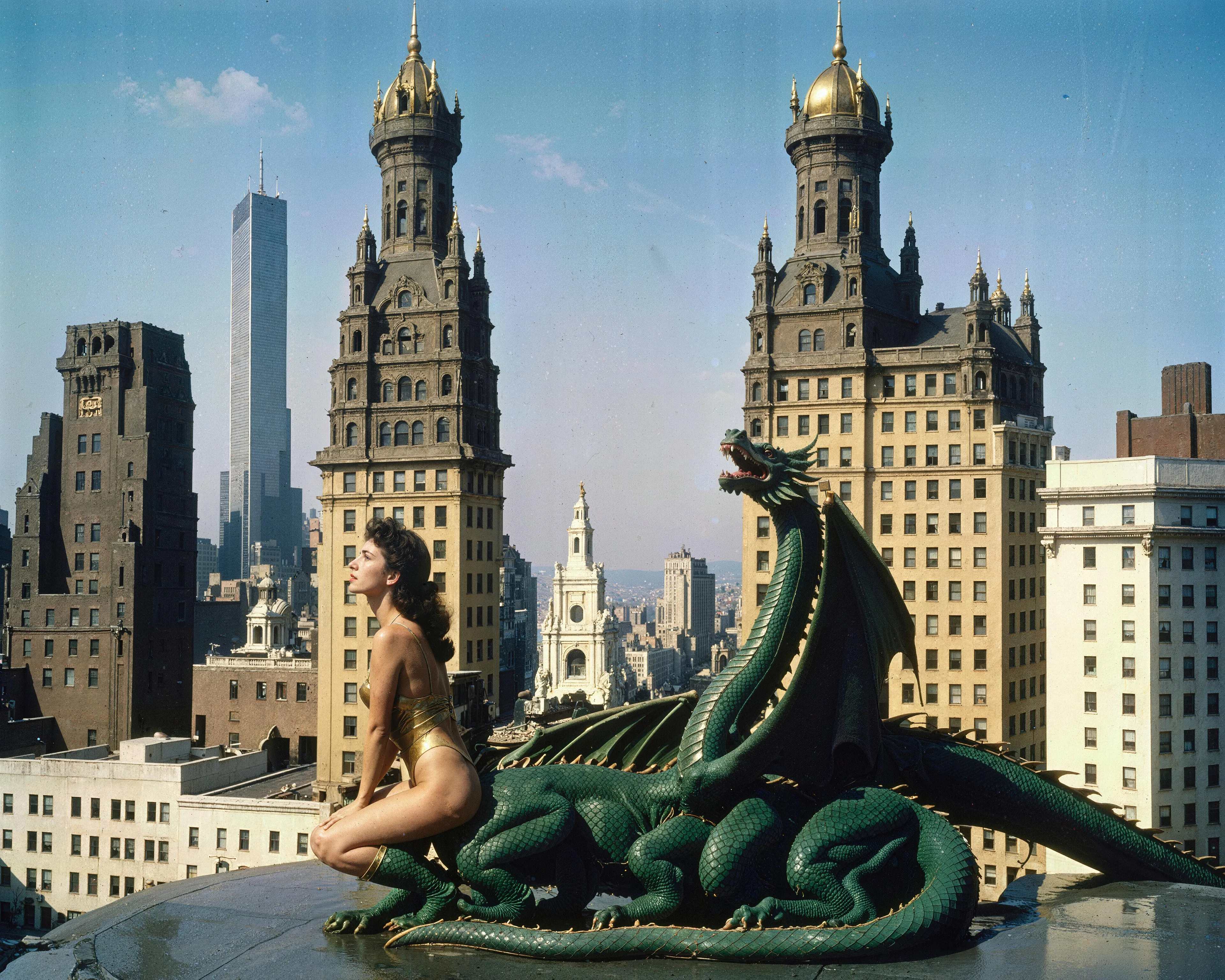 35mm #1: USA, New York, 1950s - The Prometheus statue, Rockefeller Center, Manhattan
35mm #2: England, London, 1960s - Unknown